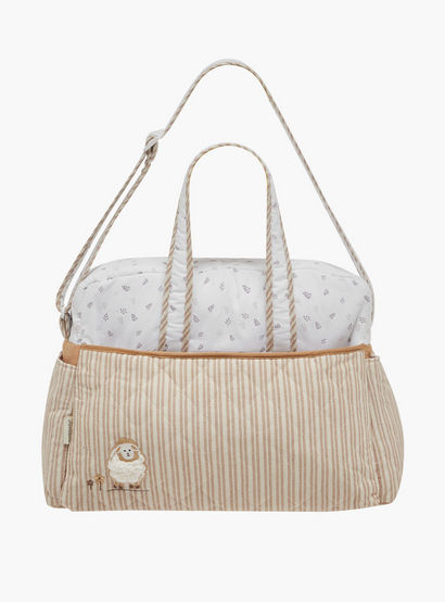 Juniors Quilted Diaper Bag with Zip Closure-baby-gear-diaperbags-image-1