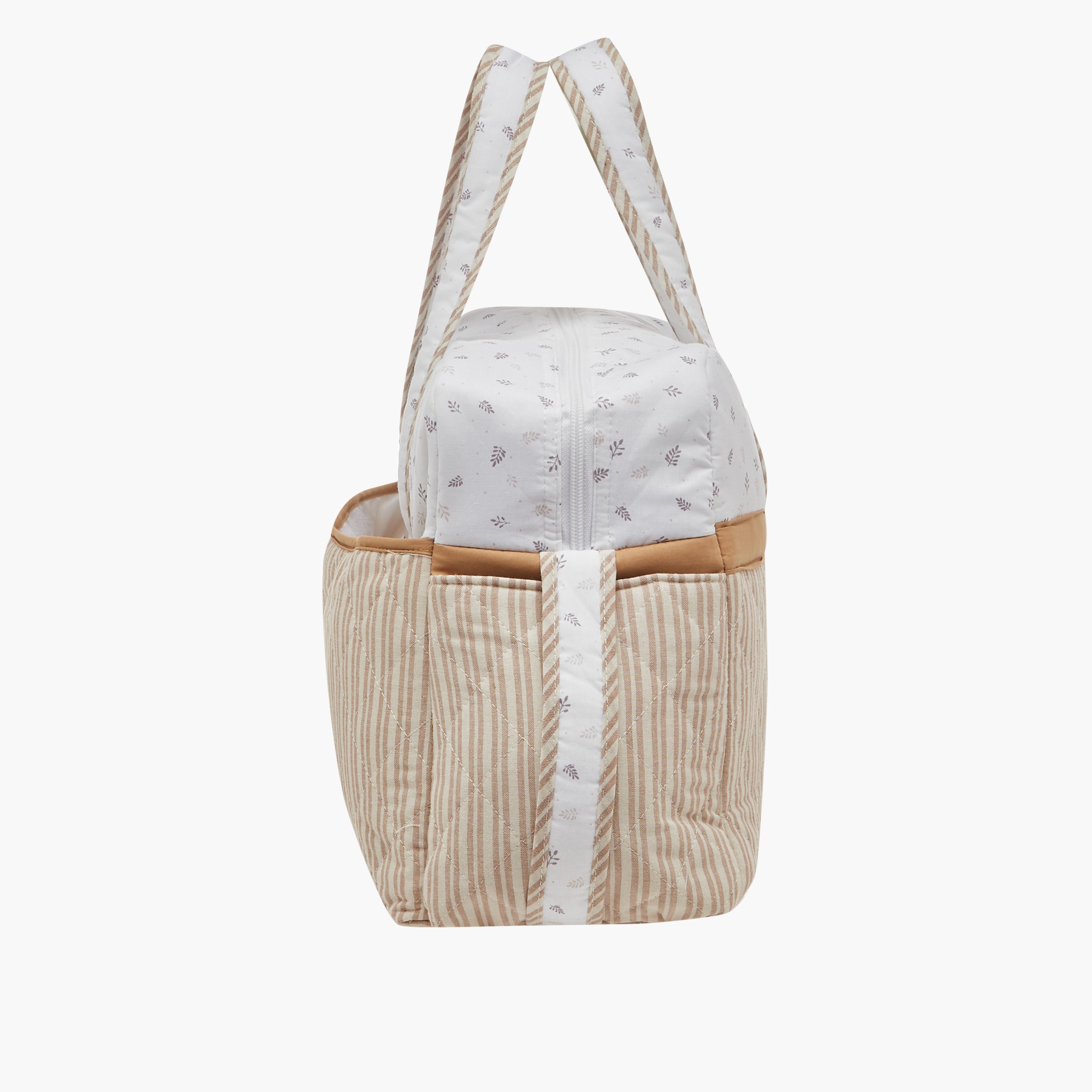 Juniors Quilted Diaper Bag with Zip Closure