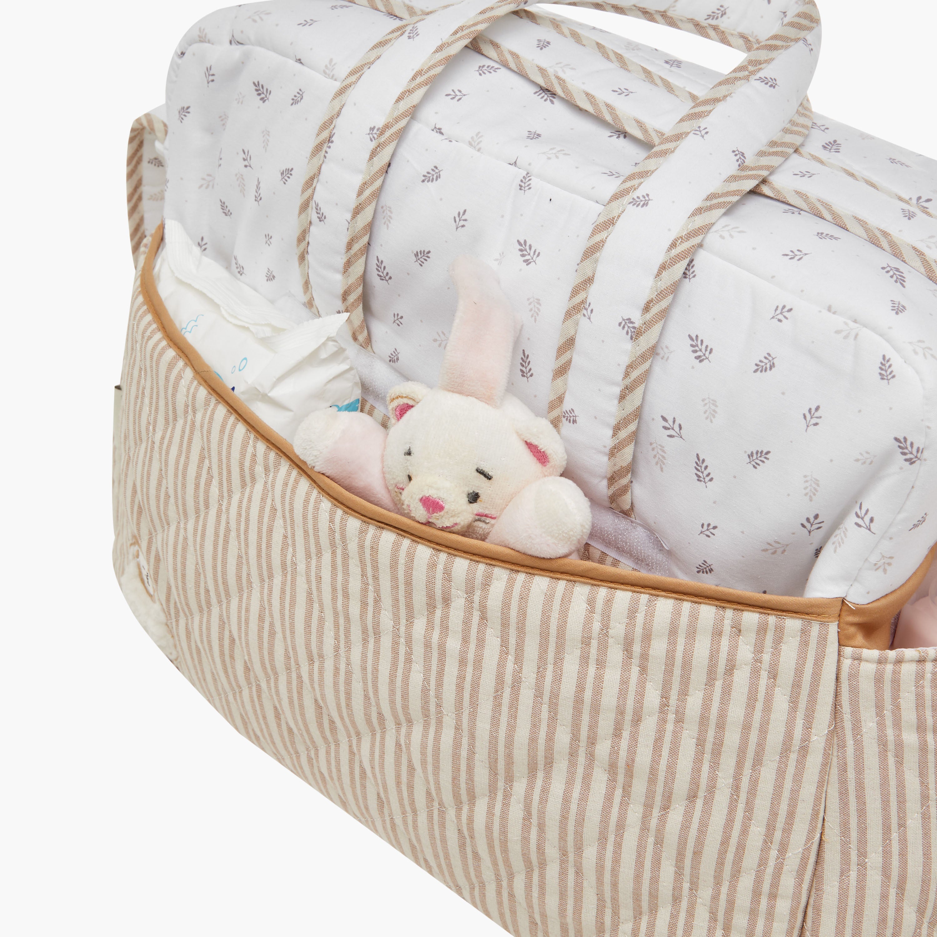Juniors Quilted Diaper Bag with Zip Closure