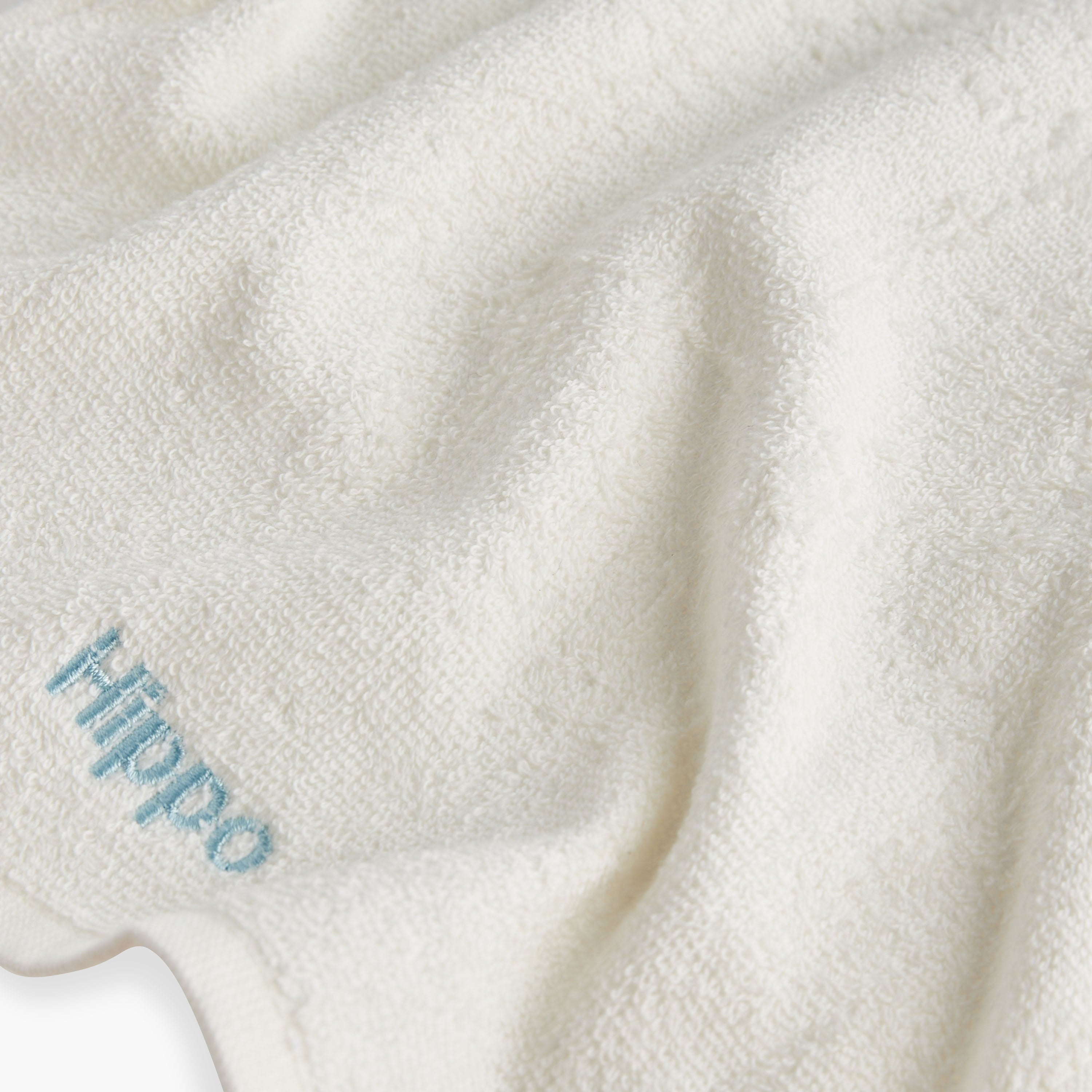 Juniors 4-Piece Hippo Embroidered Wash Cloth Set - 26x26 cm
