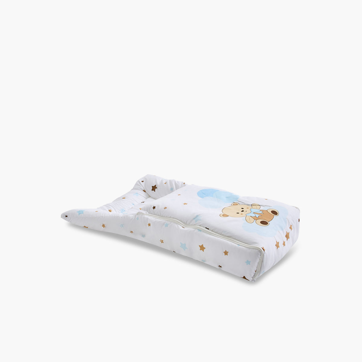 Juniors Hooded Bear Print Baby Nest Bag - 0 Months+
