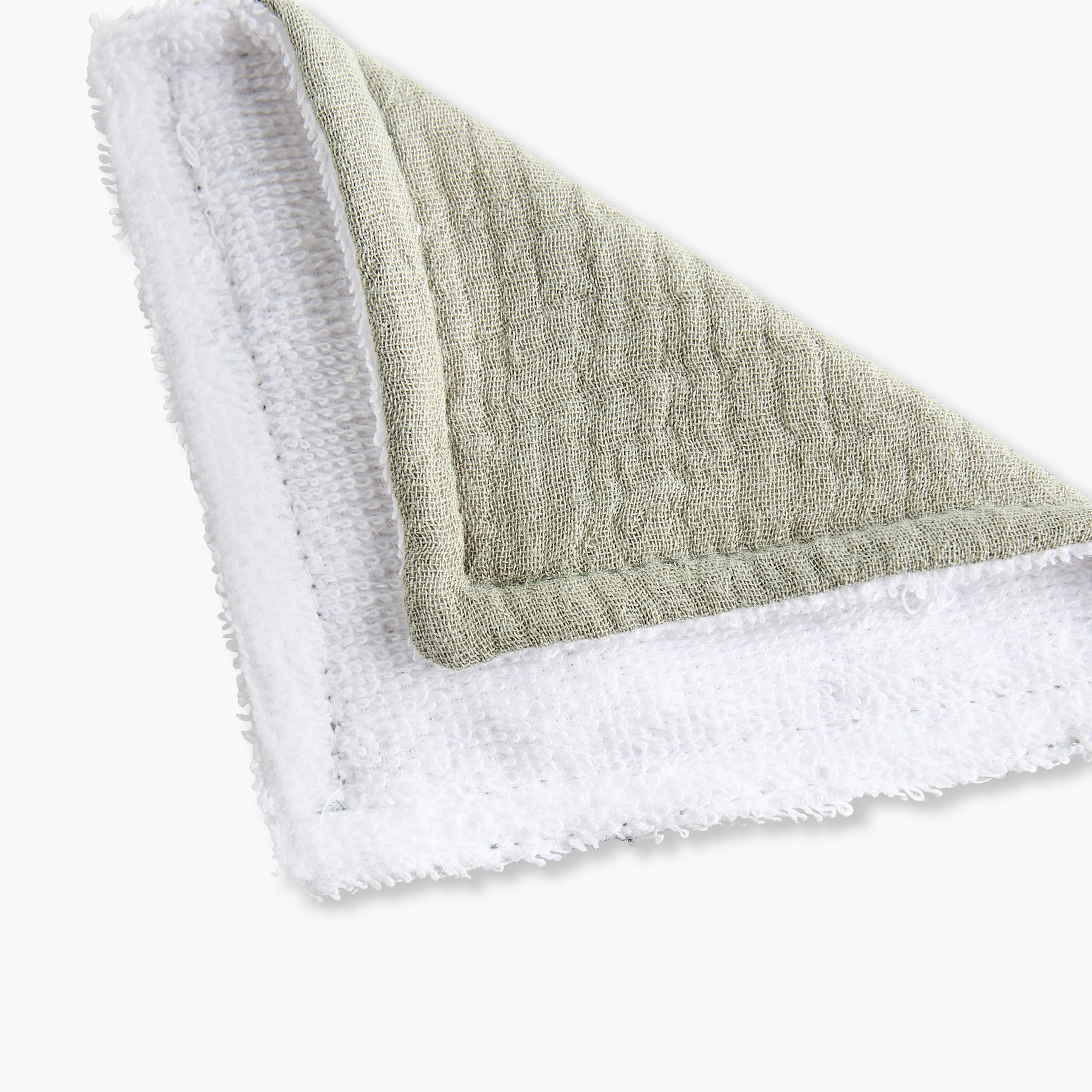 Pack of 4 Giggles 10x10 cm Baby Face Wipes with Soft Muslin