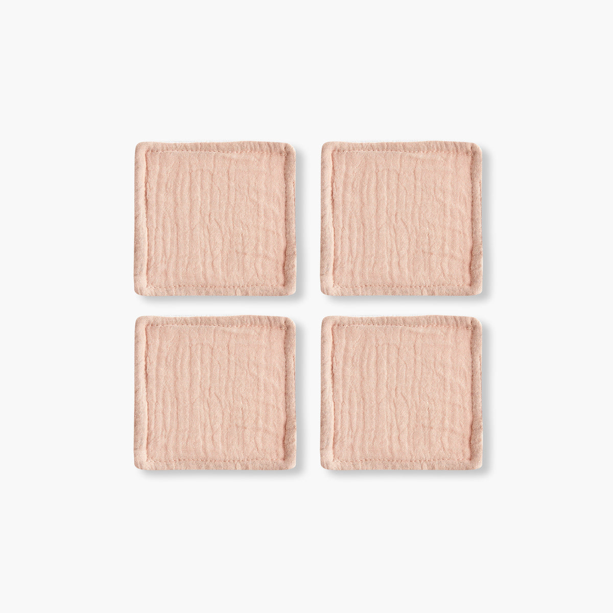 Pack of 4 Giggles 10x10 cm Baby Face Wipes with Soft Muslin