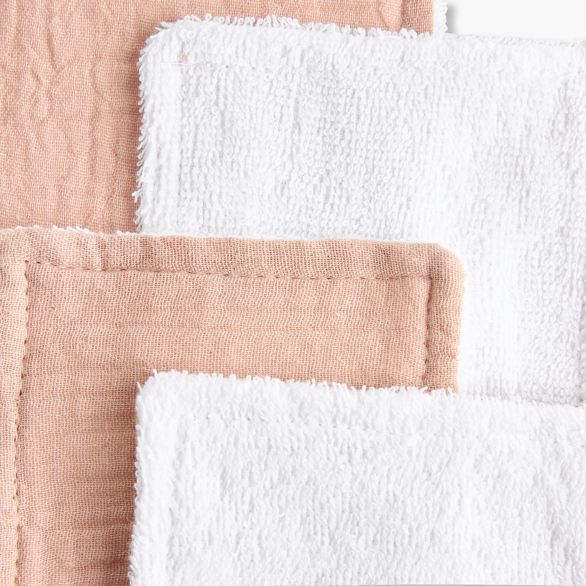 Pack of 4 Giggles 10x10 cm Baby Face Wipes with Soft Muslin