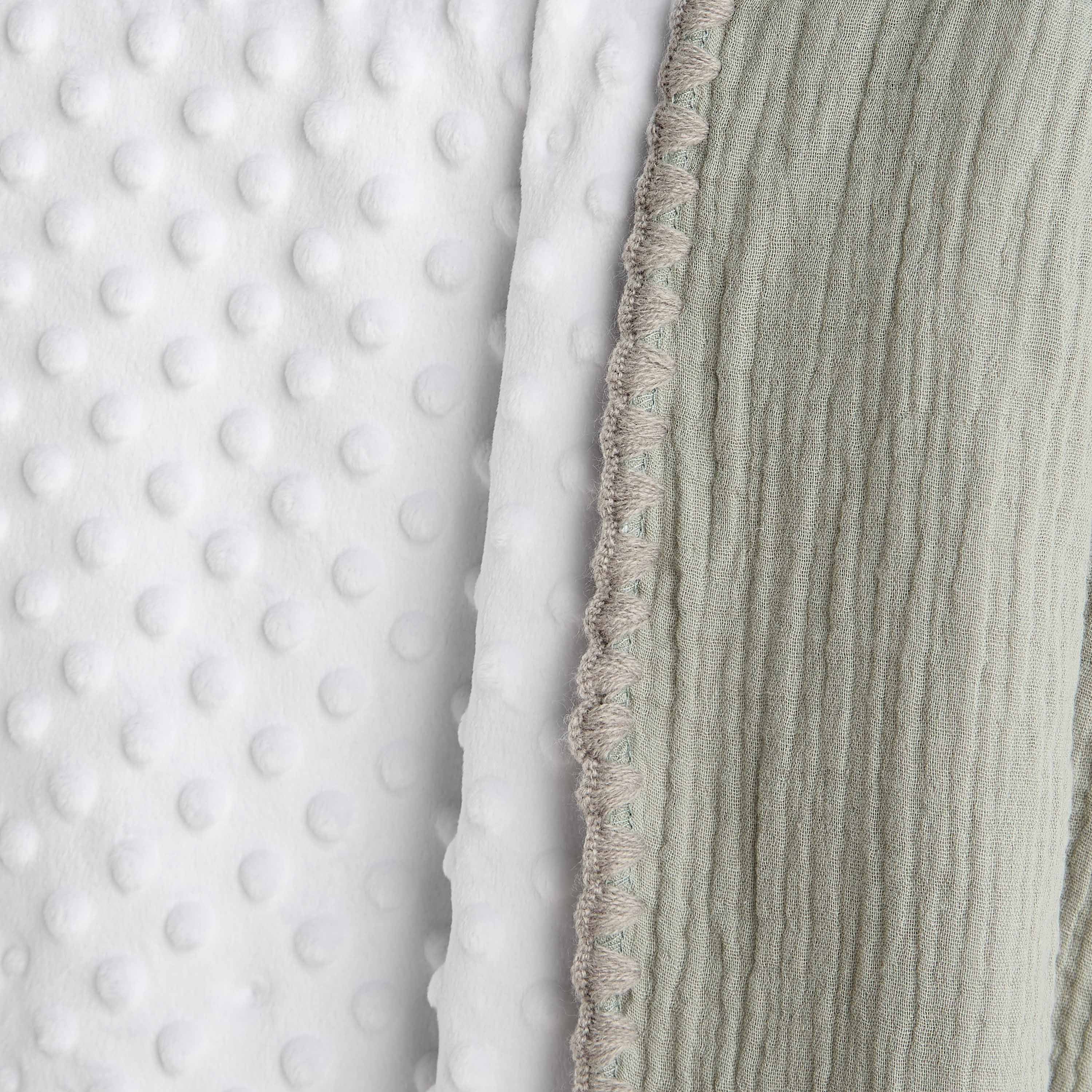 Giggles Blanket with Muslin Lining, 75x100 cm