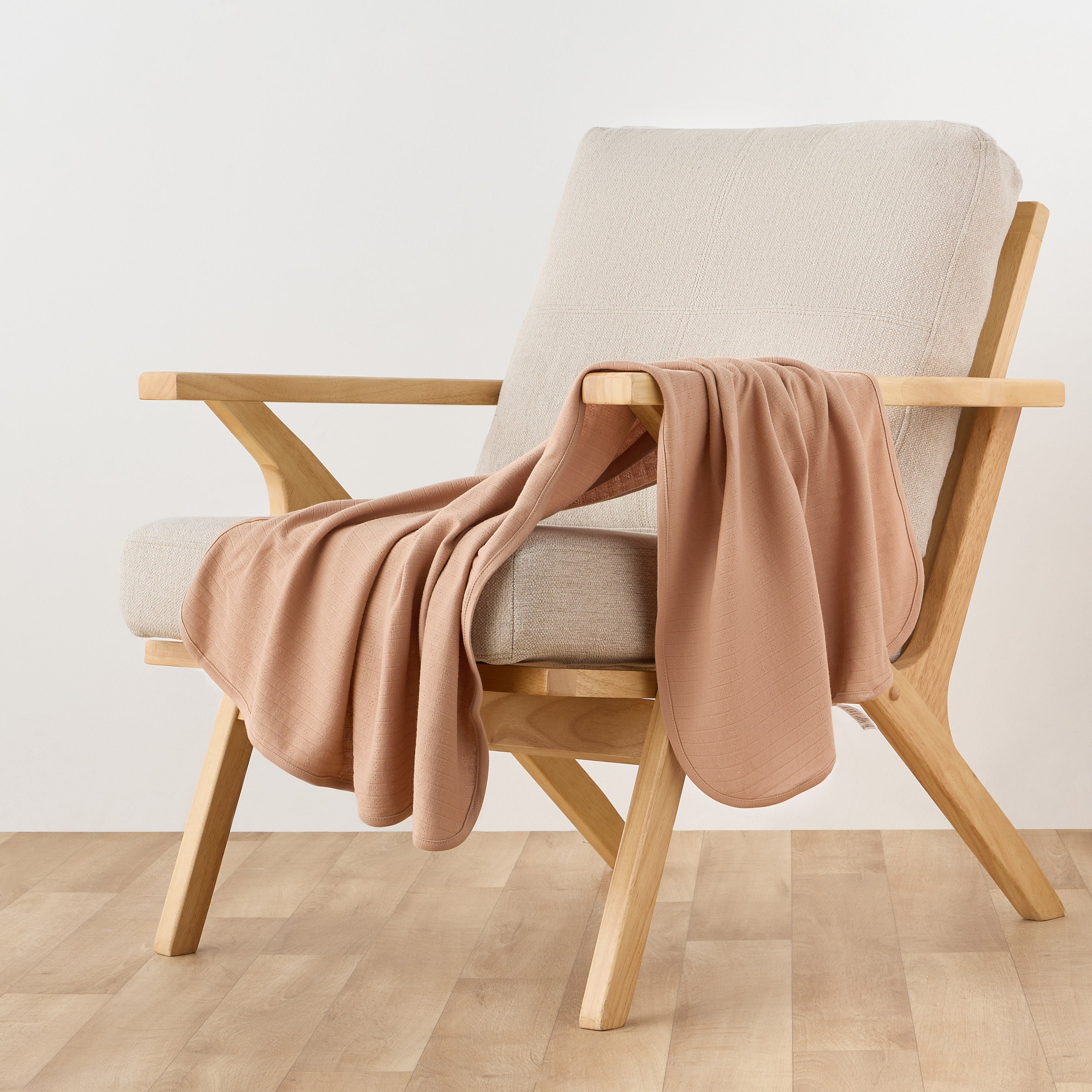 Pack of 3 Juniors Receiving Blankets with Ribbed Texture, 80x100 cm