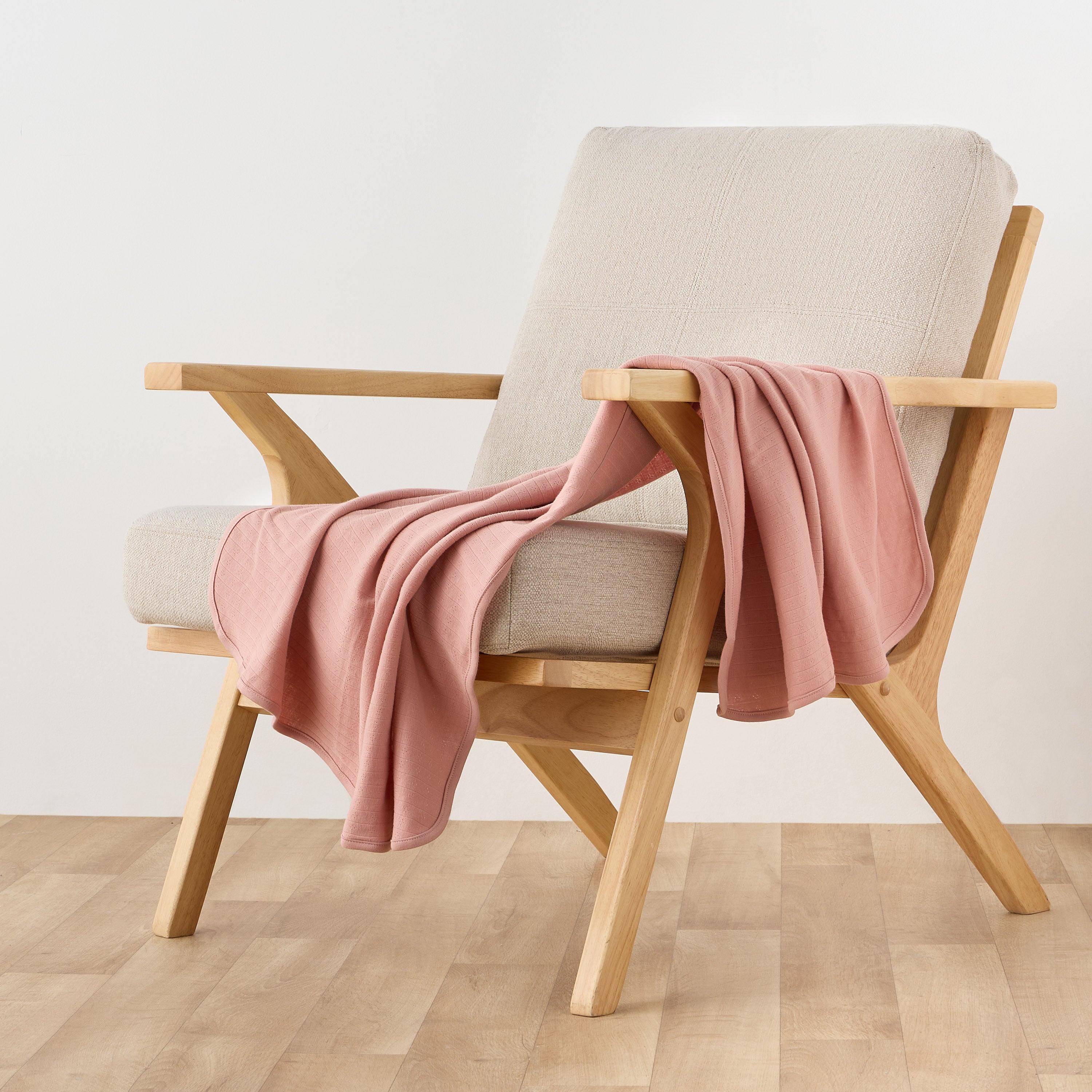 Pack of 3 Juniors Receiving Blankets with Texture, 80x100 cm