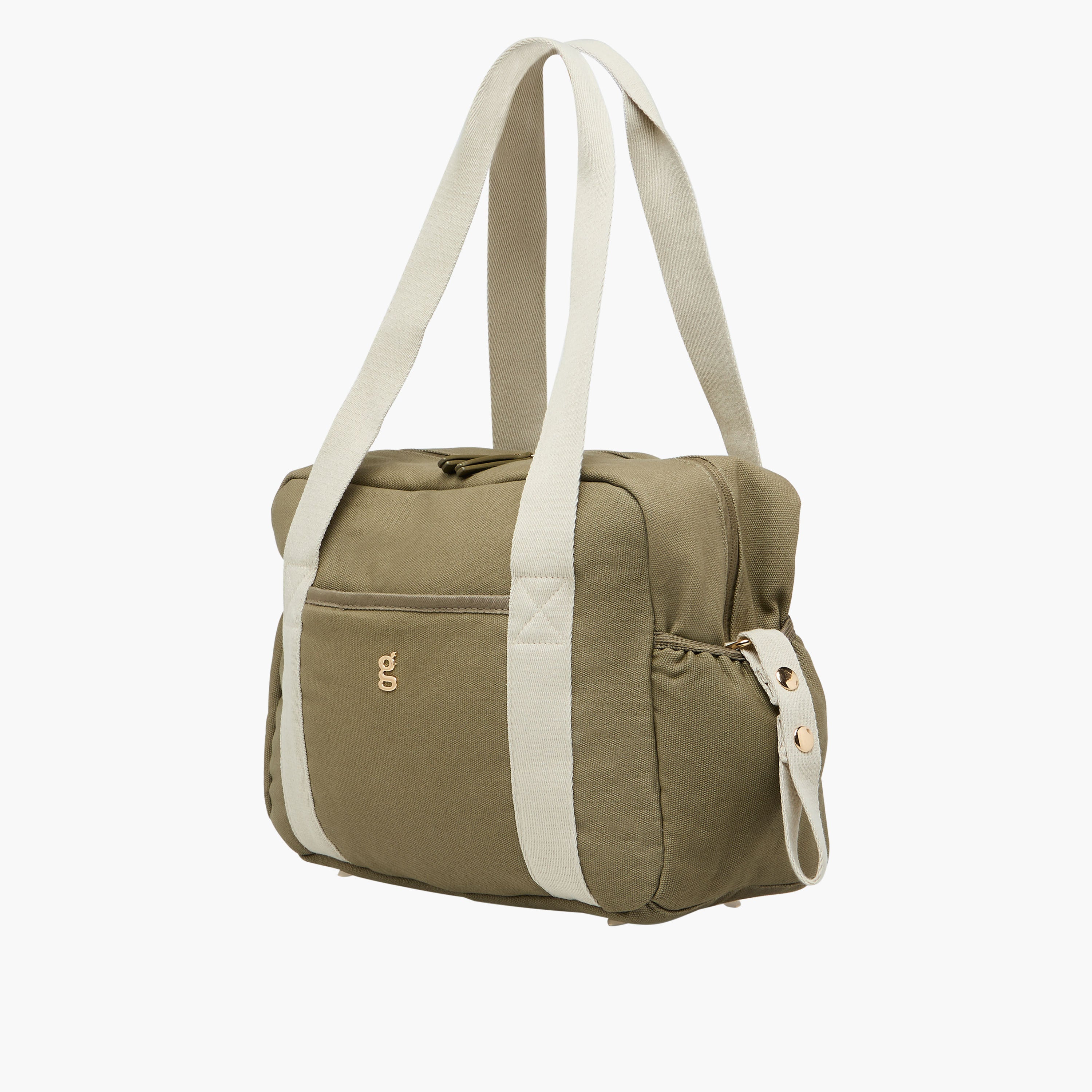 Giggles Solid Diaper Bag with Double Handles