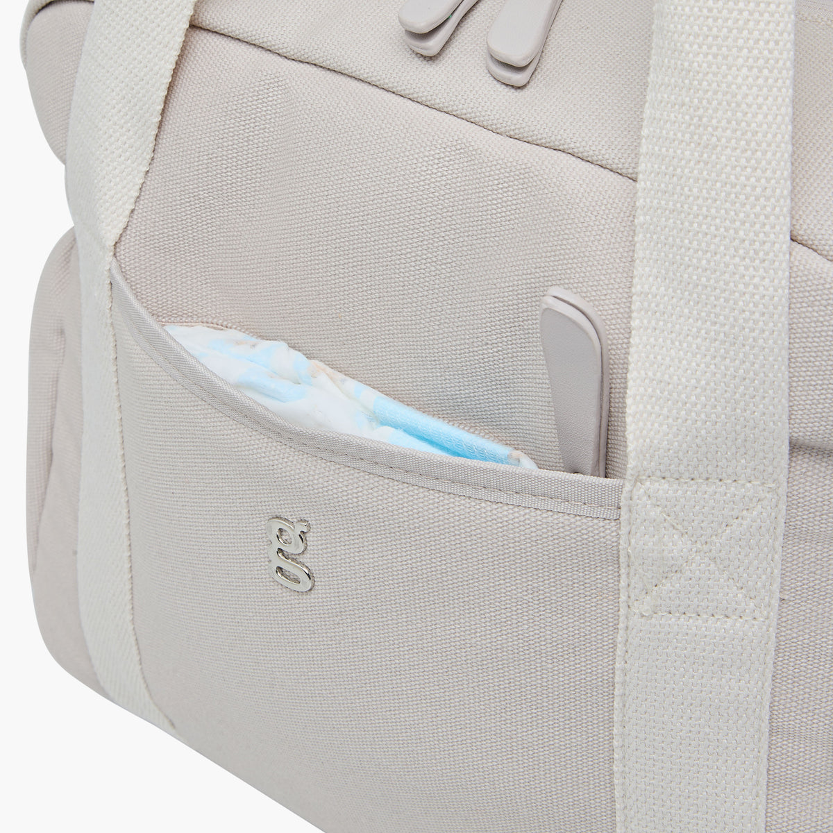 Giggles Solid Diaper Bag with Double Handles