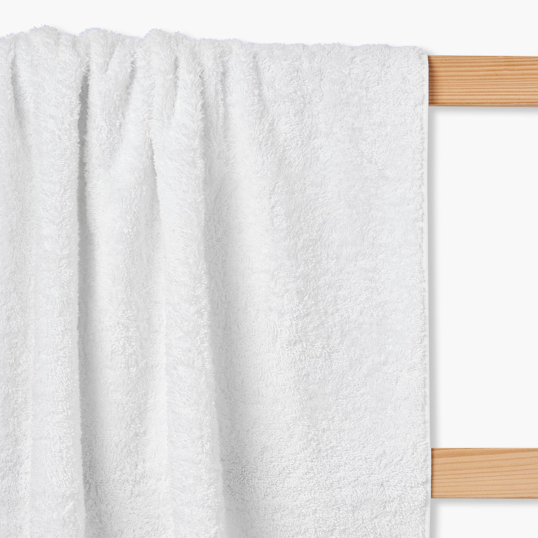 Luxury Egyptian Towel with Waffle border - White