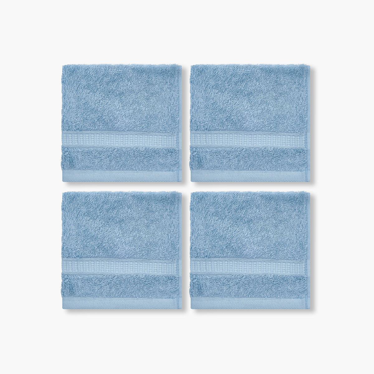 Pack of 4 Luxury Egyptian Towel with Waffle border