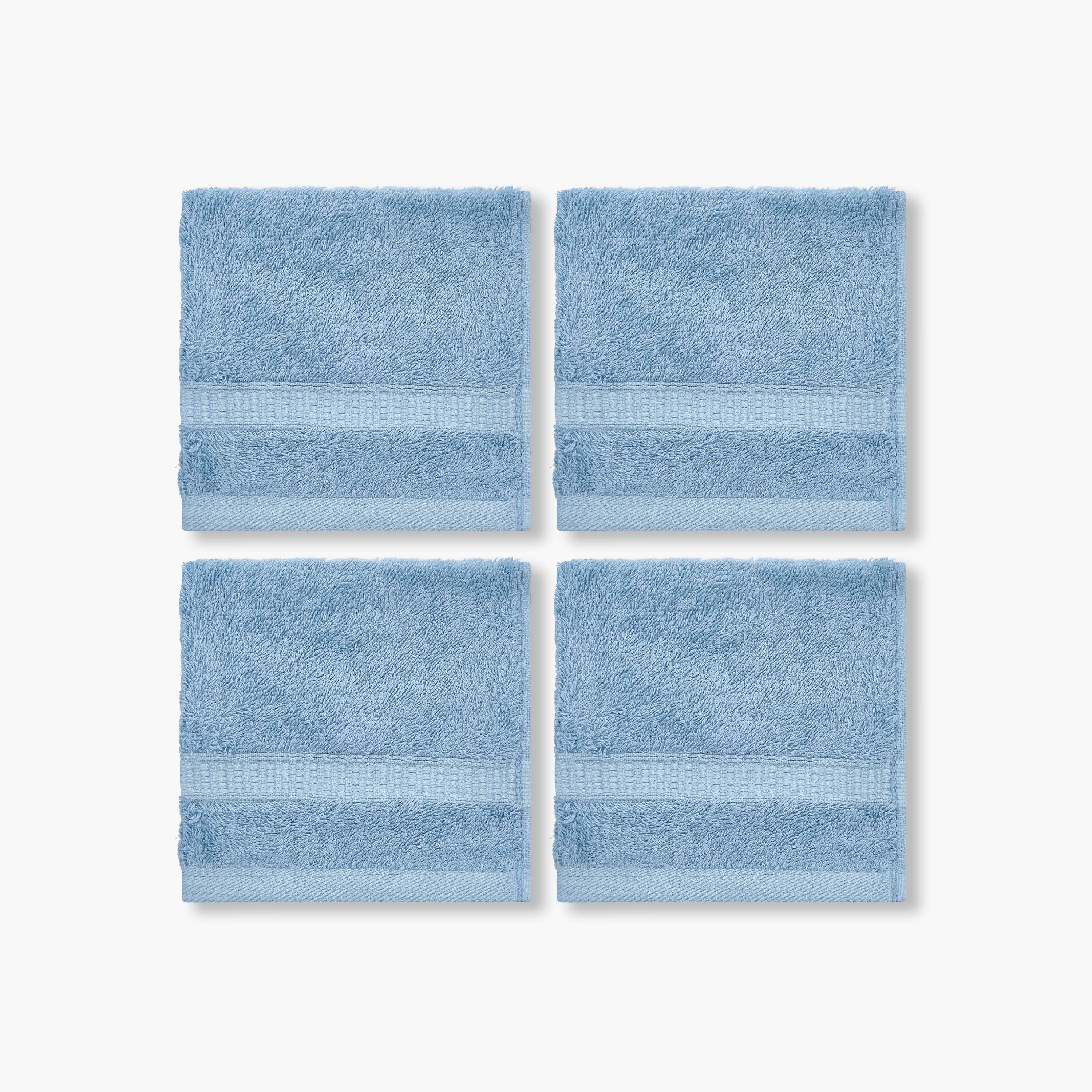 Pack of 4 Luxury Egyptian Towel with Waffle border