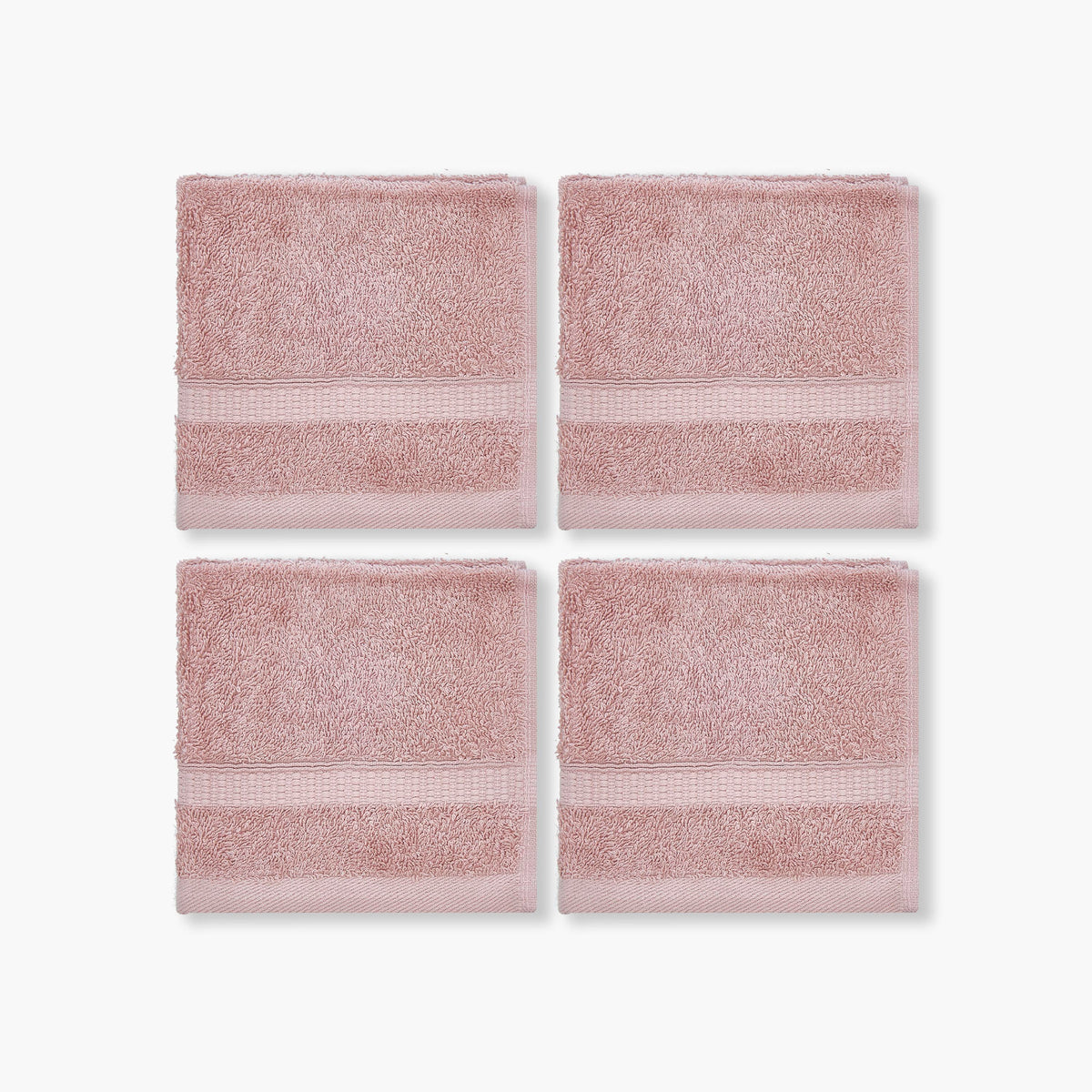 Pack of 4 Luxury Egyptian Towel with Waffle border