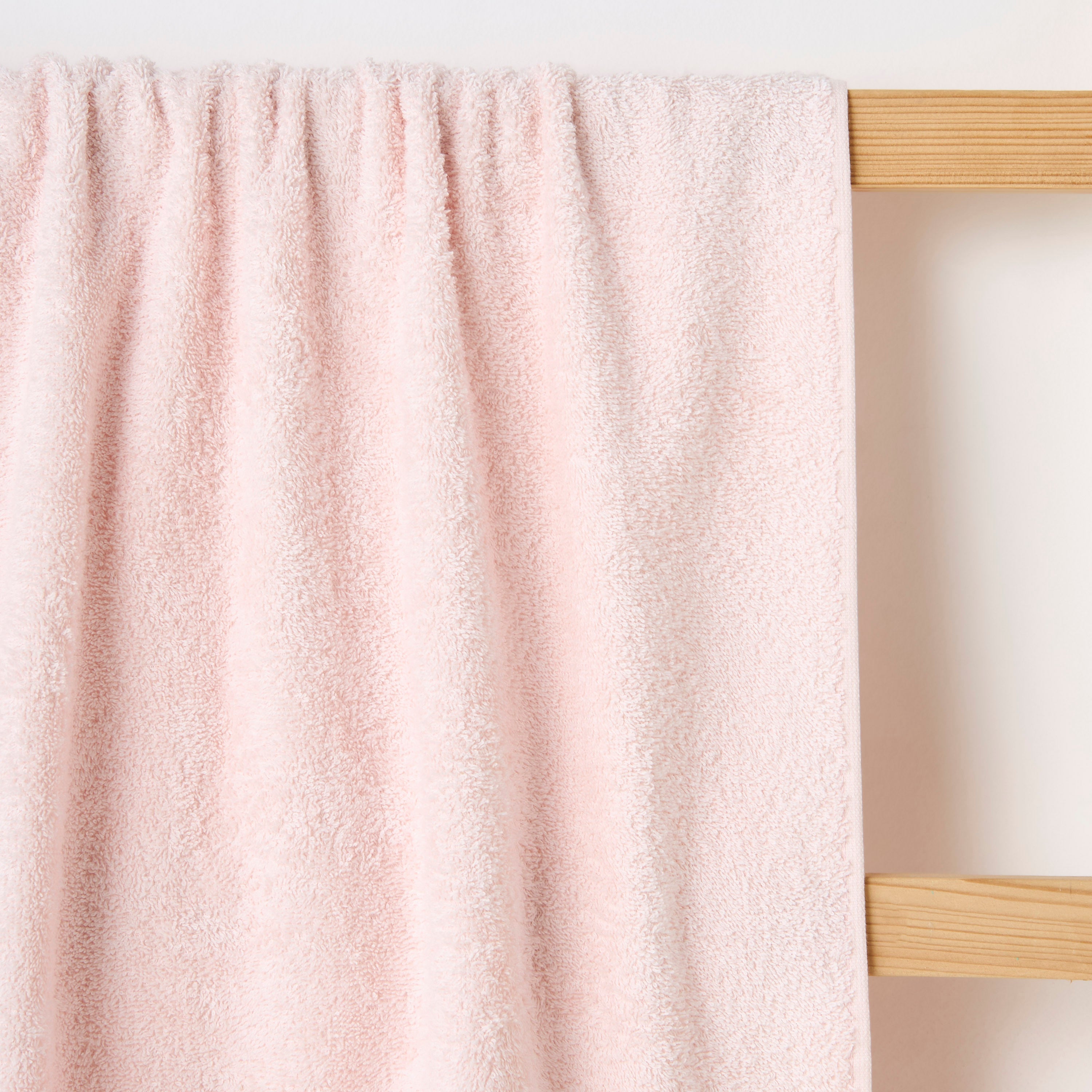 Turkish Cotton Towel with Floral applique - Blush