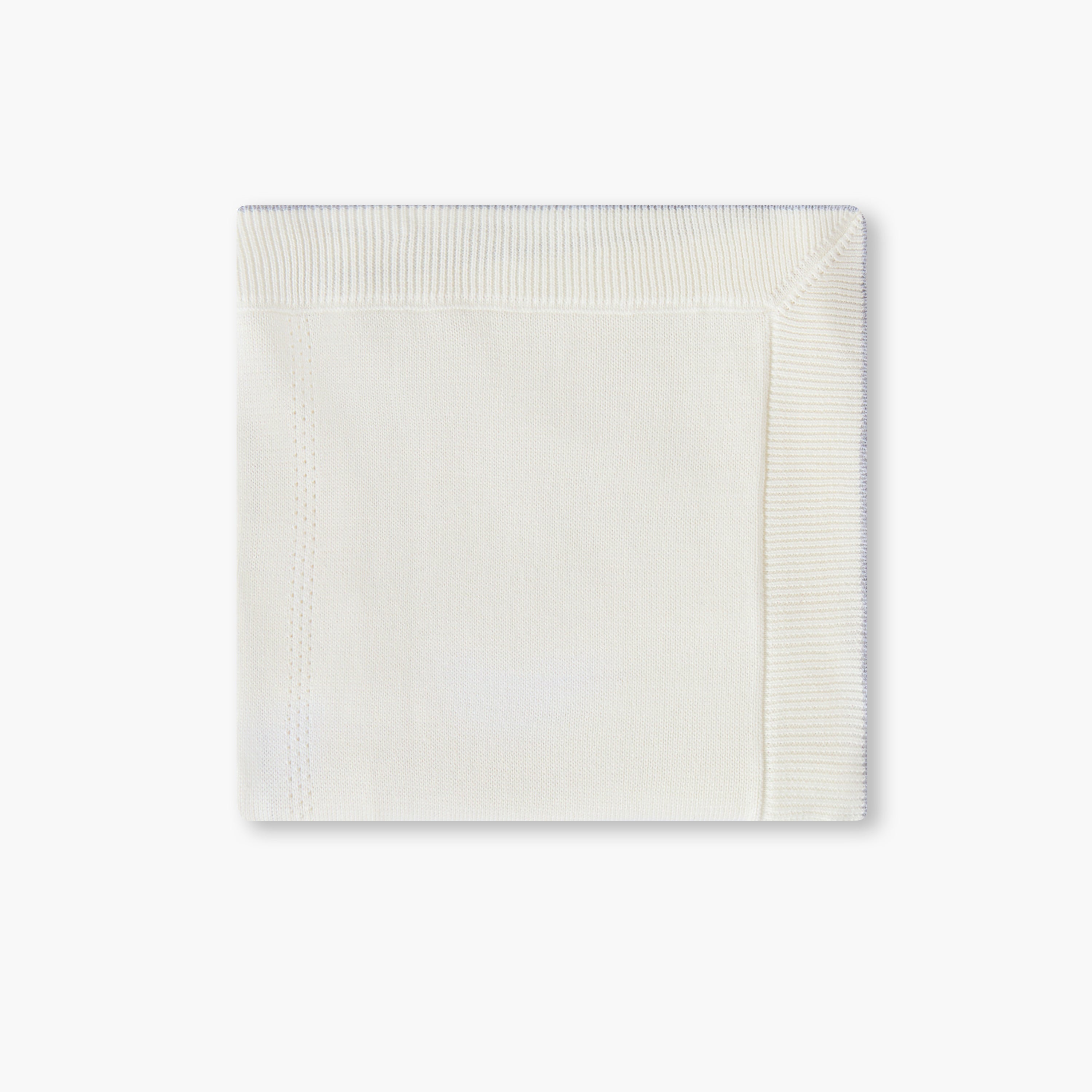 Pack of 3 Juniors Receiving Blanket with Ribbed Design, 80x100 cm