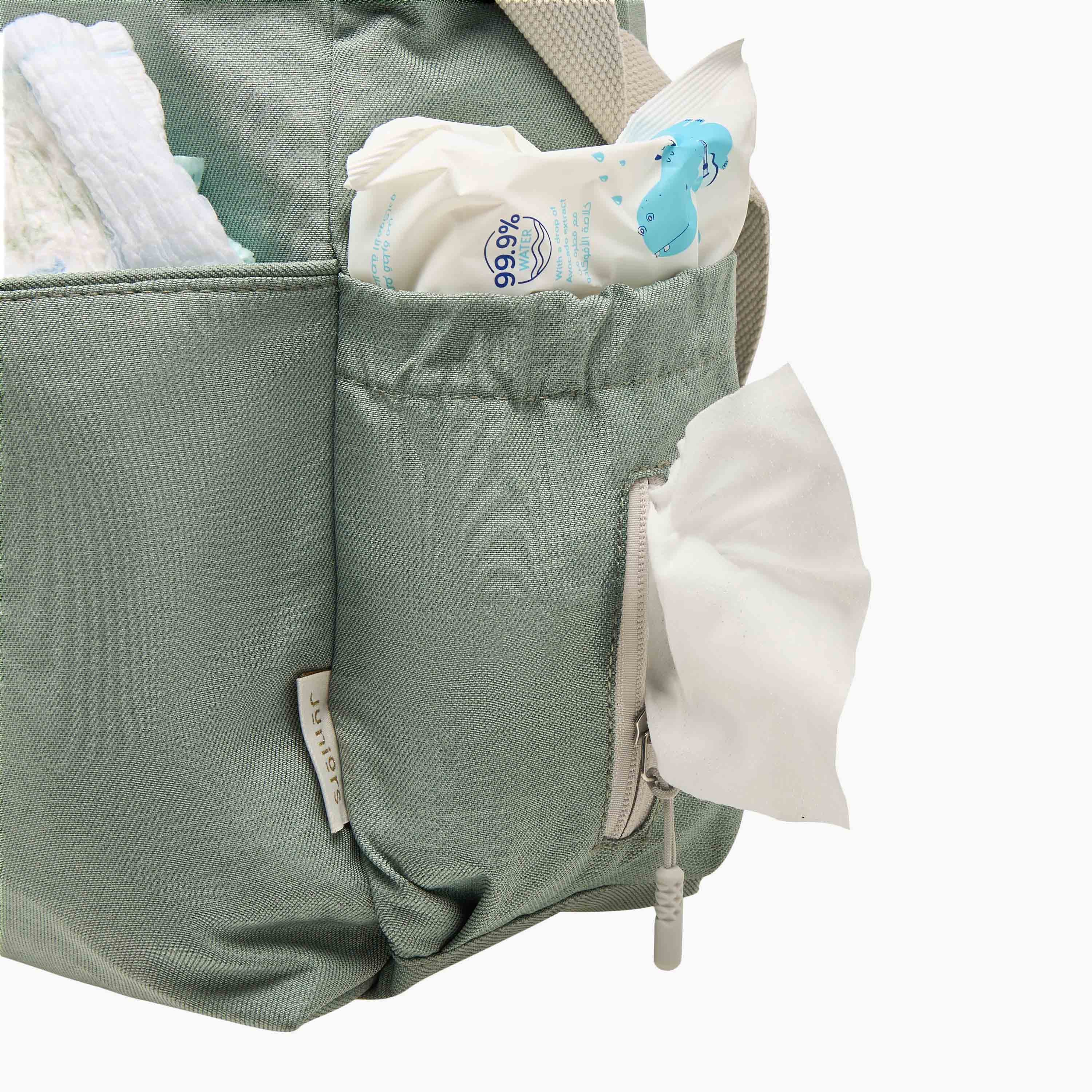 Juniors Jazz Diaper Bag with Changing Mat, Large