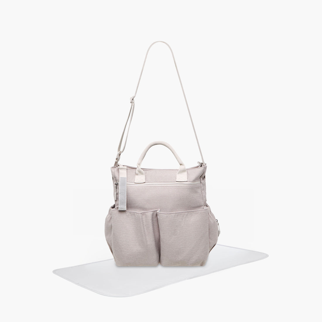 Juniors Jazz Diaper Bag with Changing Mat, Large - Beige