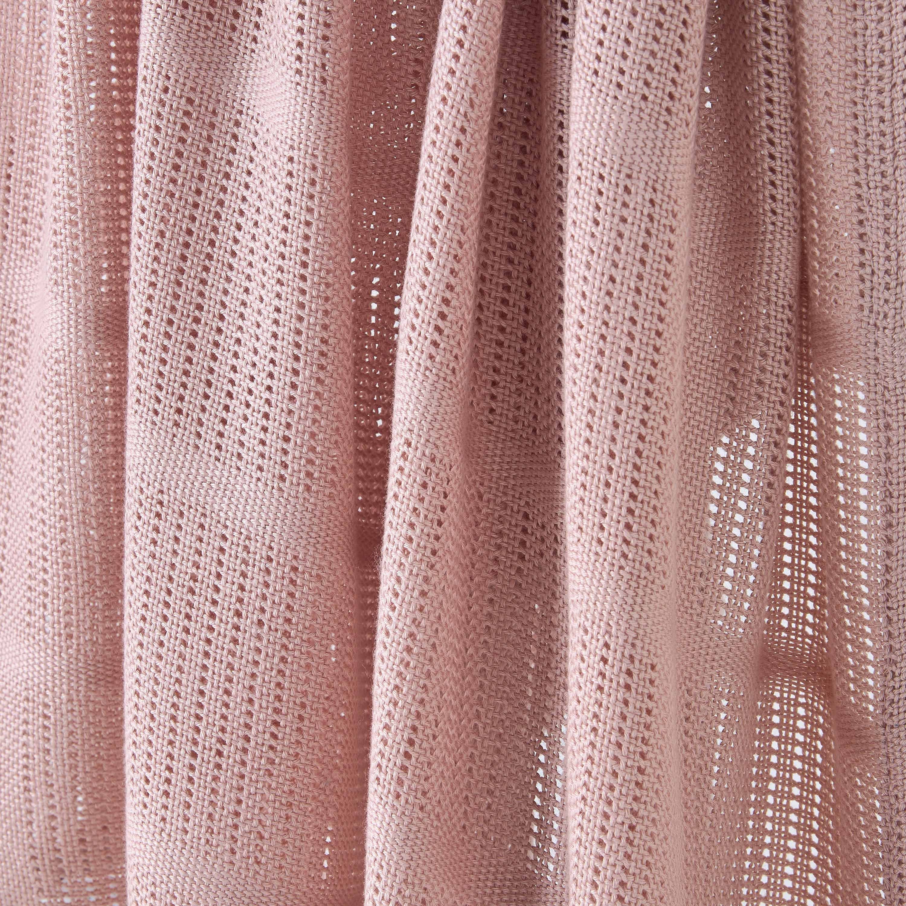 Juniors Blanket with Cellular Knit Design, 80x100 cm