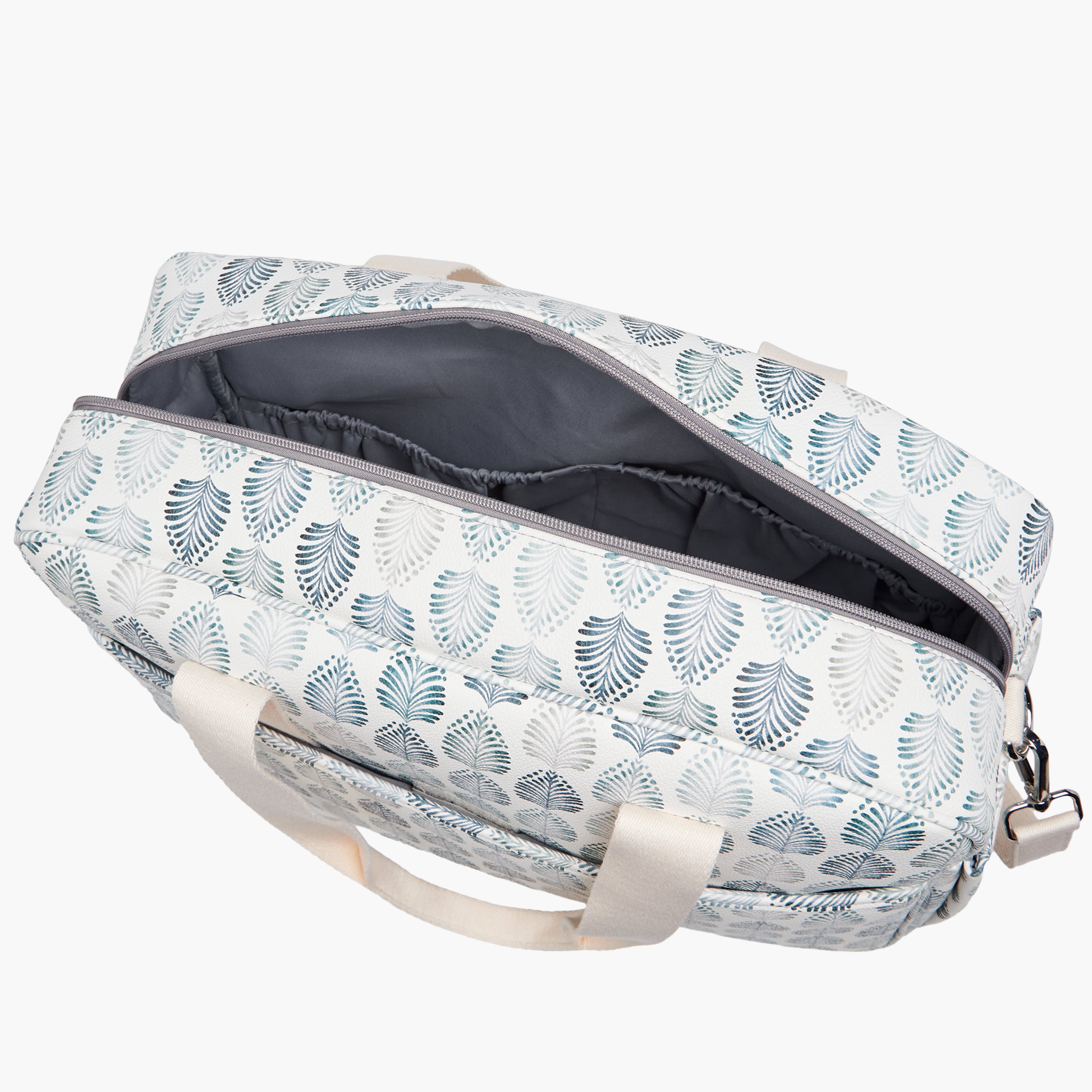 Giggles Printed Diaper Bag with Zip Closure