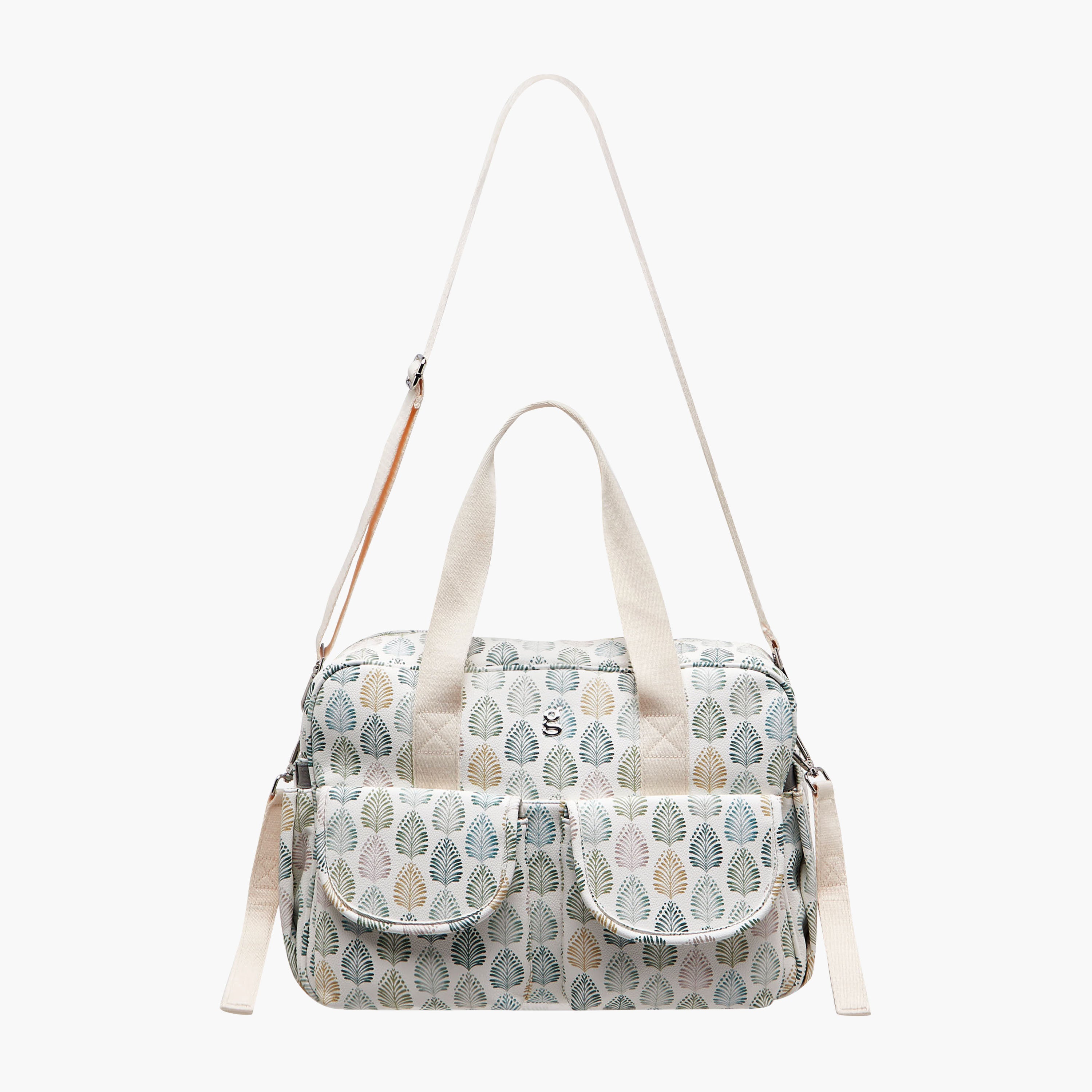 Giggles Printed Diaper Bag with Zip Closure