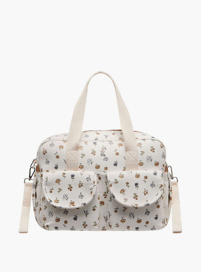 Giggles Floral Print Diaper Bag with Changing Mat-baby-gear-diaperbags-image-2