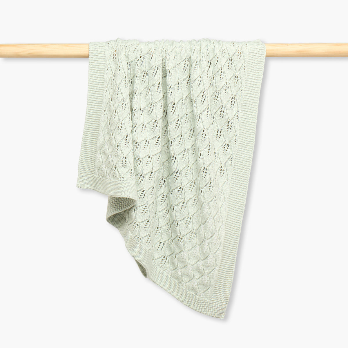 Giggles Receiving Blanket with Knitted Texture, 100x80 cm
