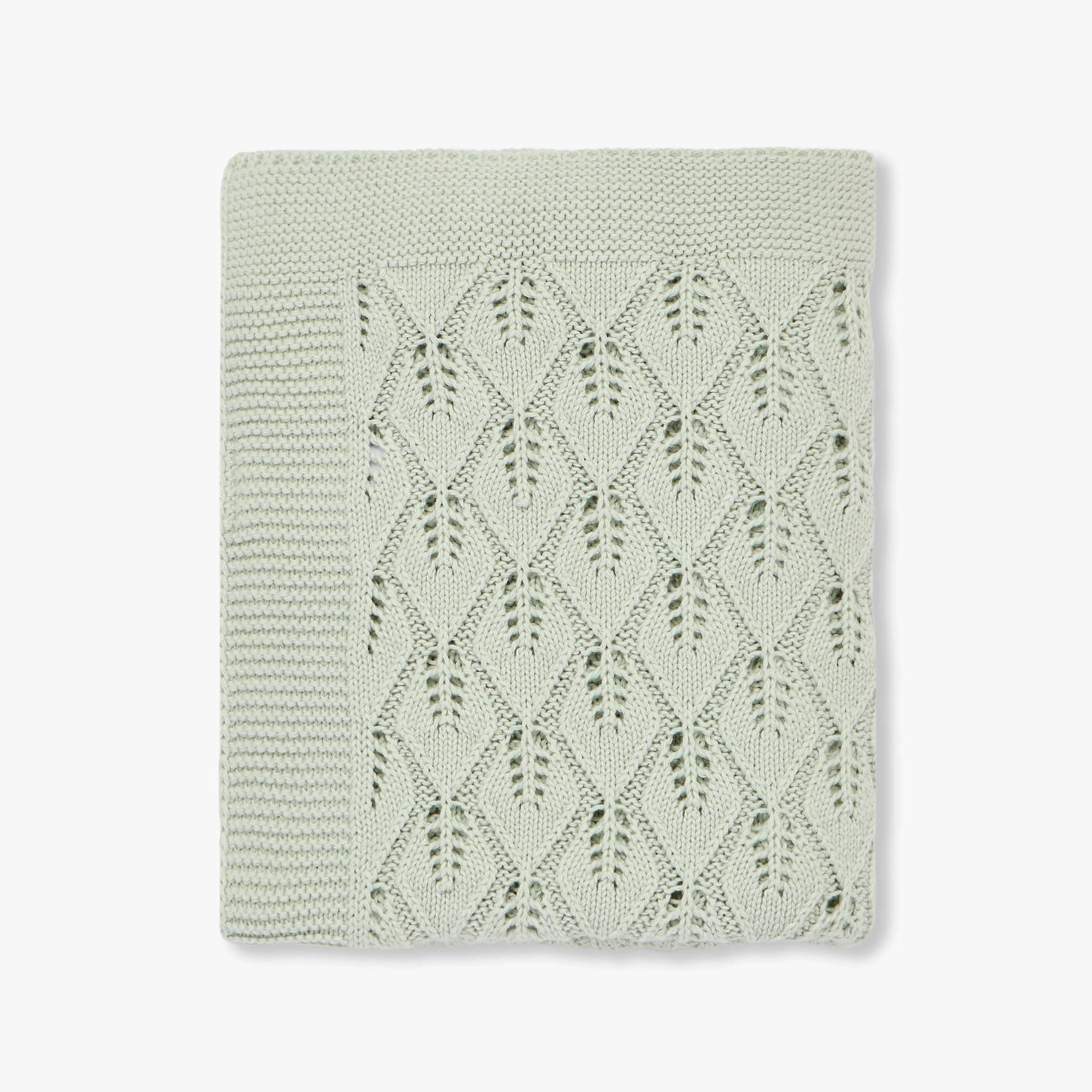 Giggles Receiving Blanket with Knitted Texture, 100x80 cm