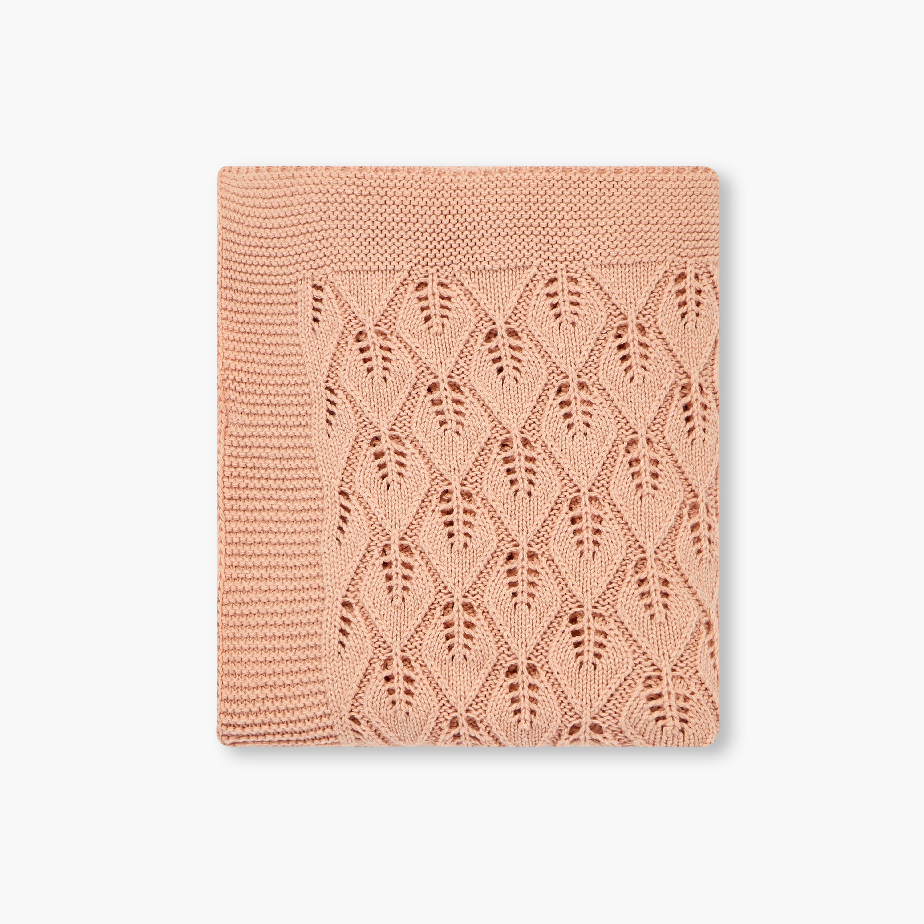 Giggles Receiving Blanket with Knitted Texture, 100x80 cm