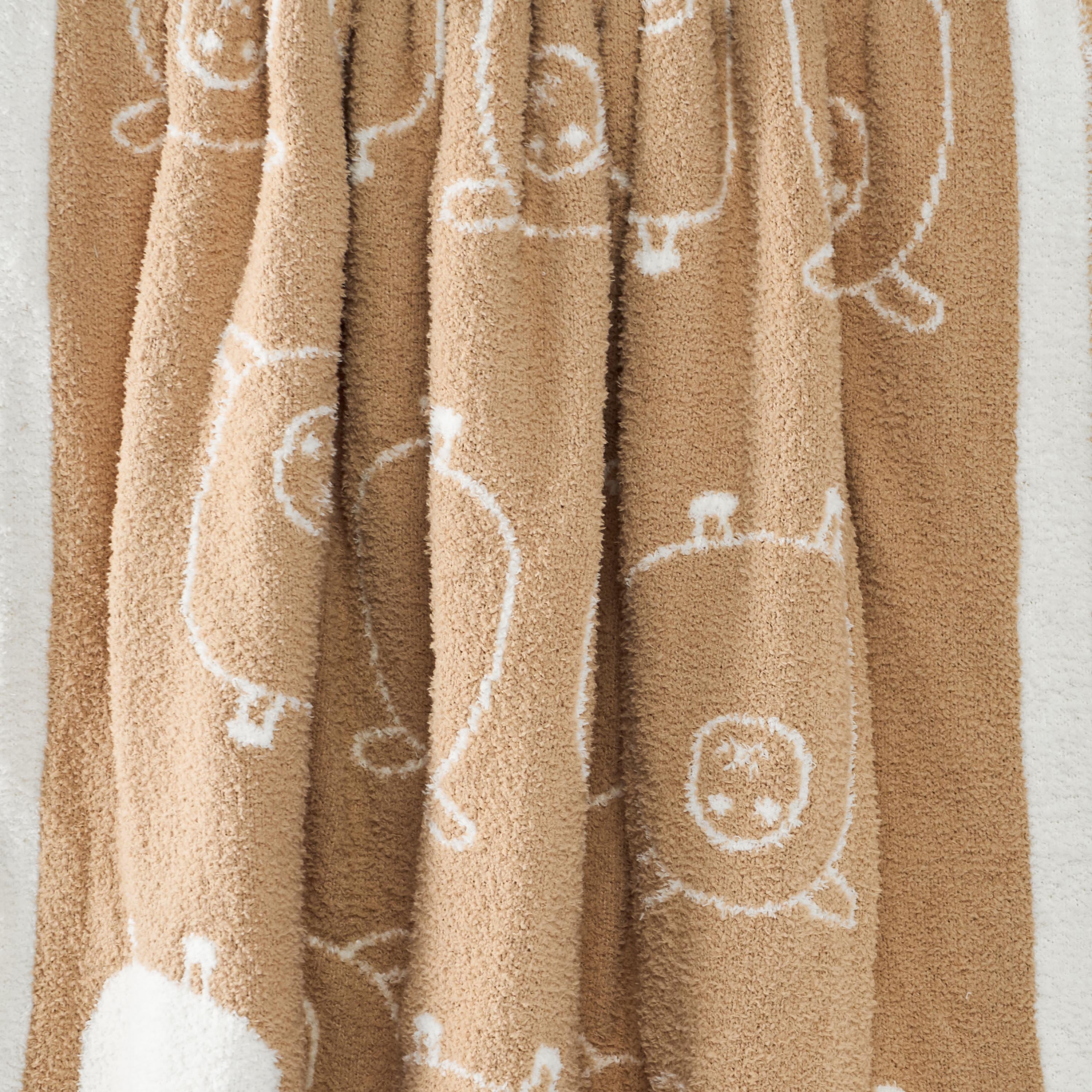 Juniors Blanket with Bear Print, 80x100 cm