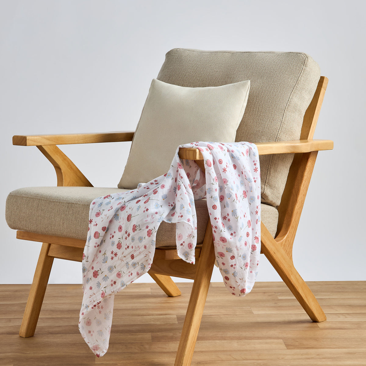 Pack of 3 Juniors Receiving Blanket with Print, 100x100 cm