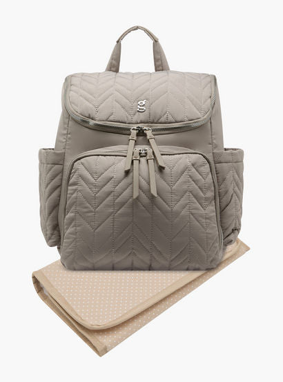 Giggles Freya Diaper Bag with Quilted Design-baby-gear-diaperbags-image-4