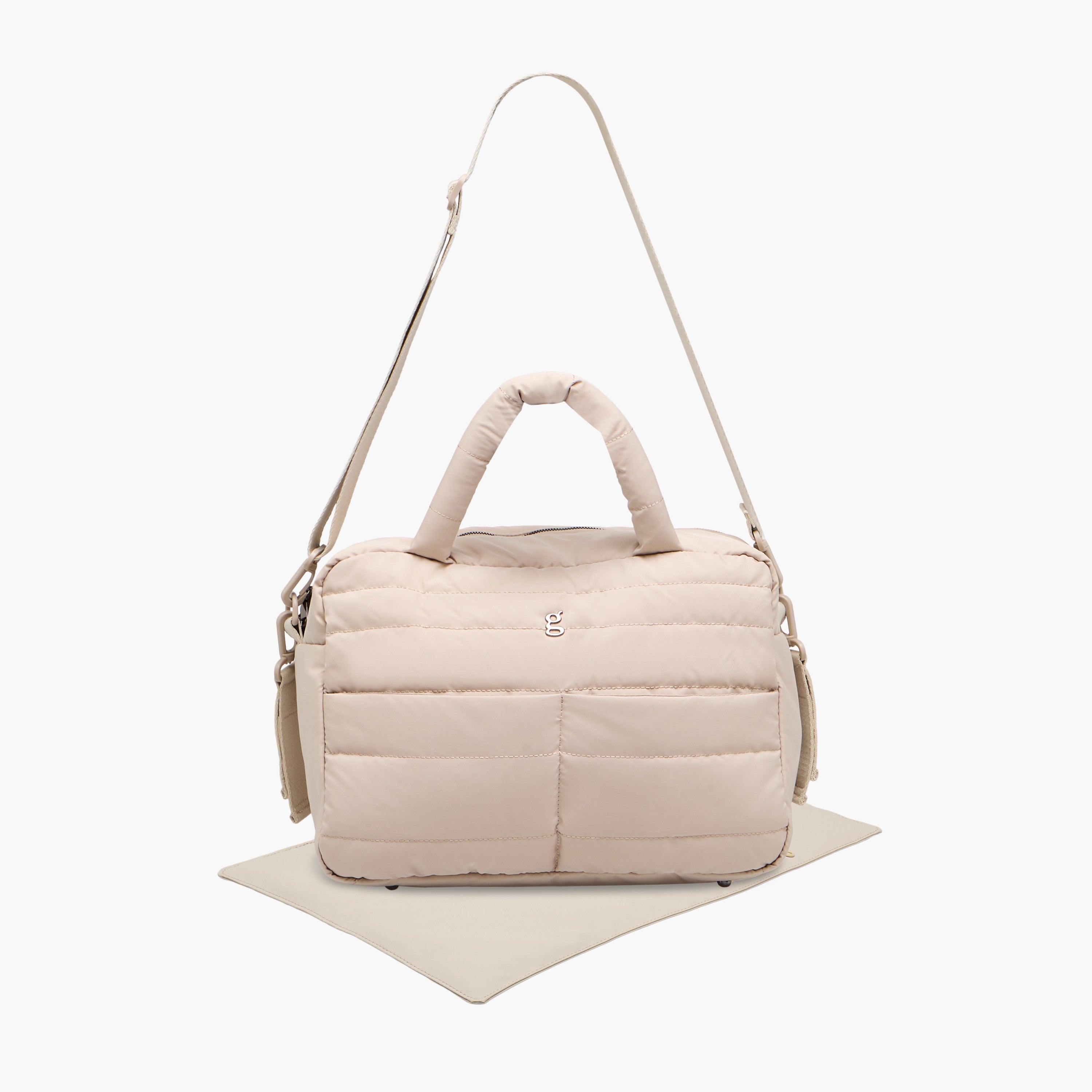 Giggles Forrest Diaper Bag with Changing Mat - Pink