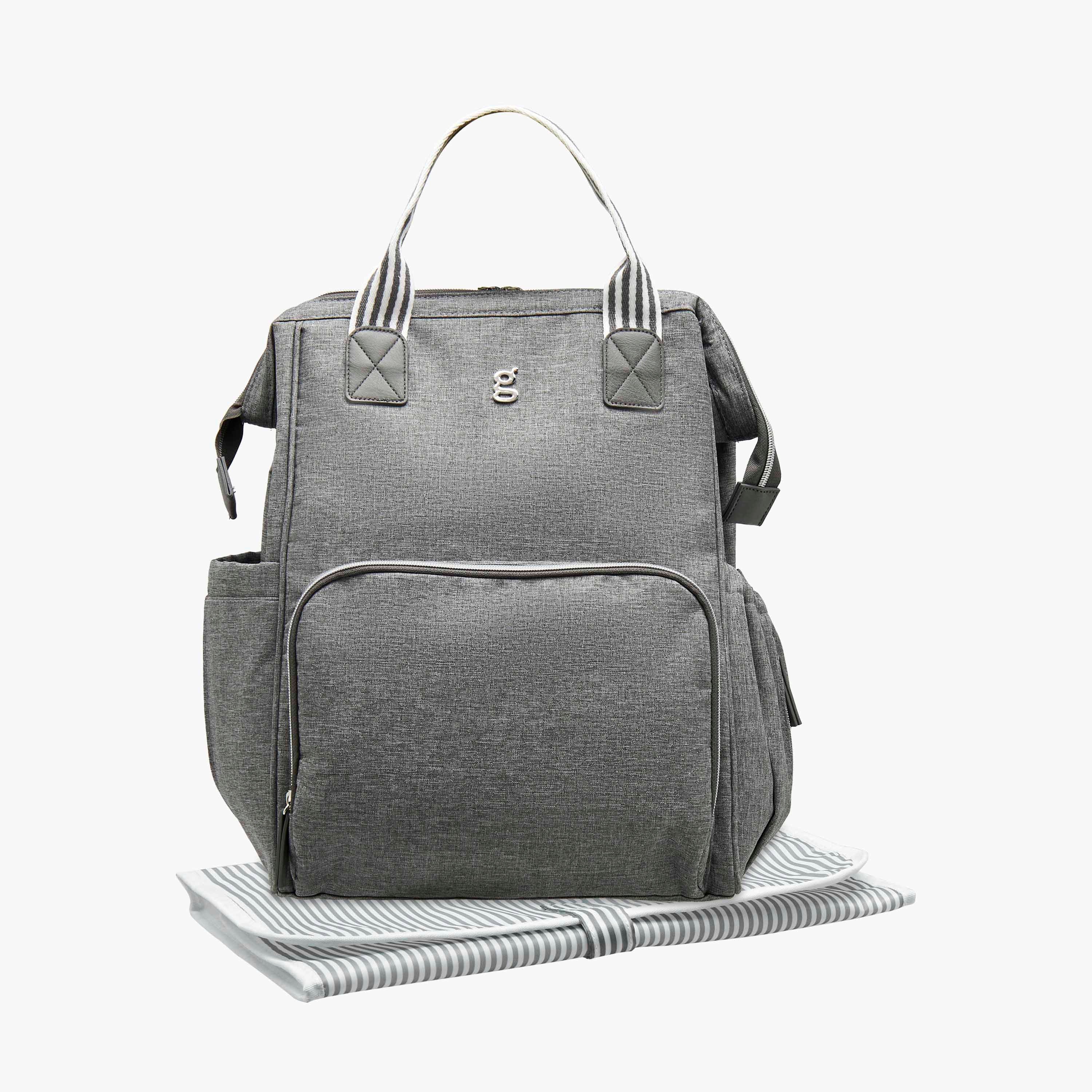 Giggles P Ripstop Diaper Bag with Changing Mat