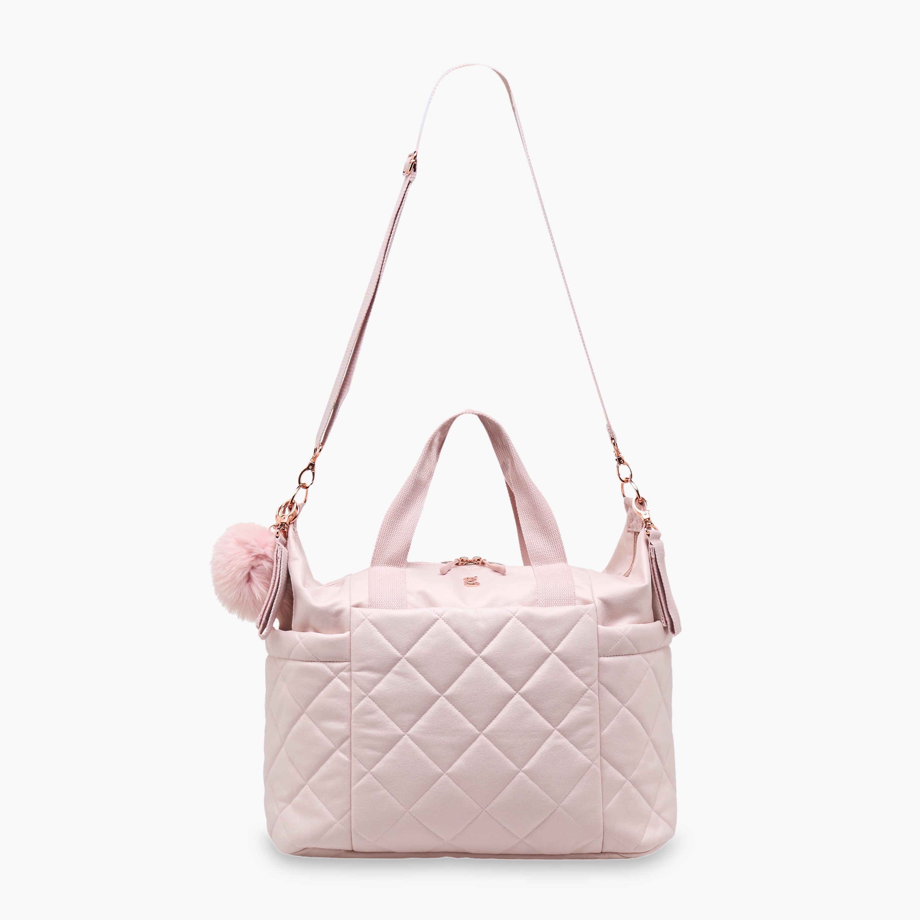 Giggles Kelly Diaper Bag with Changing Mat - Pink