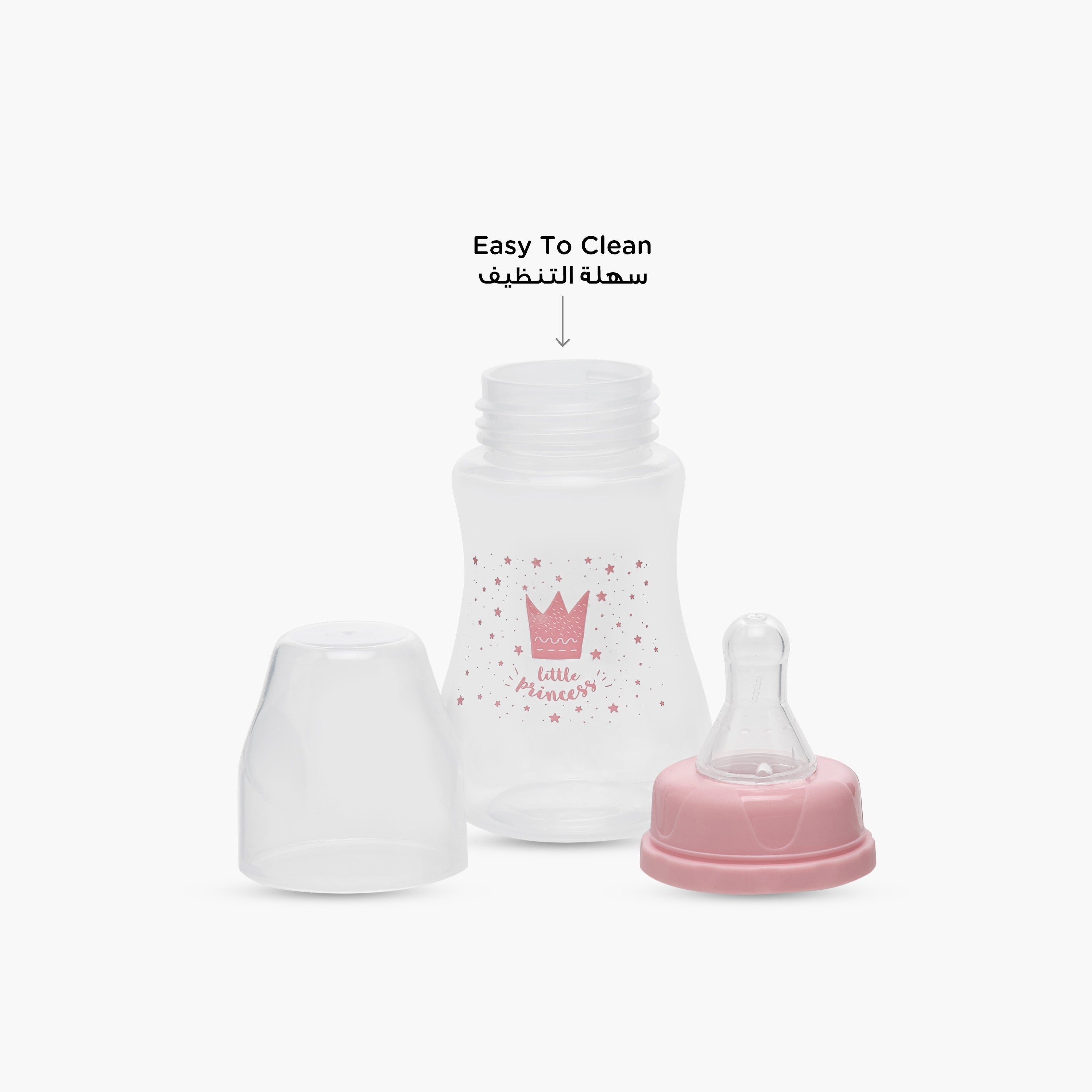 Pack of 6 Juniors Feeding Bottle with Anti-Colic Valve, 3 months+