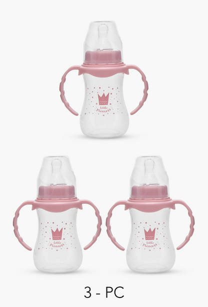 Juniors Anti-Colic Feeding Bottle Set - Pack of 3 (3 months+)-undefined-image-1