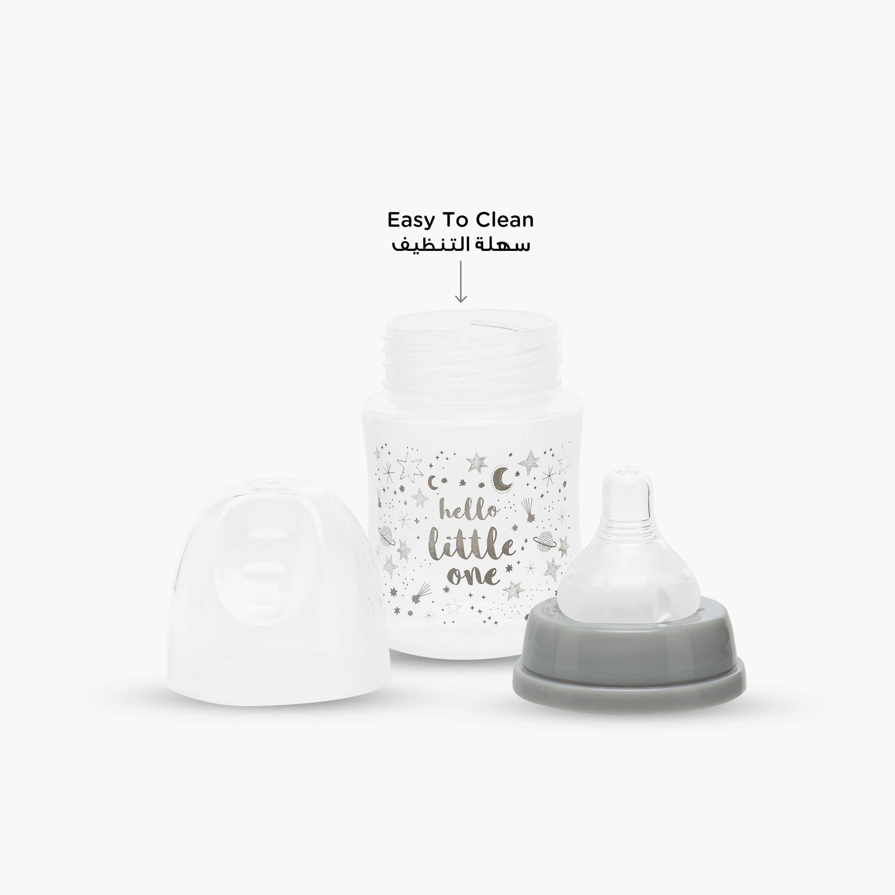 Pack of 2 Juniors Feeding Bottle with Wide Neck, 3 months+