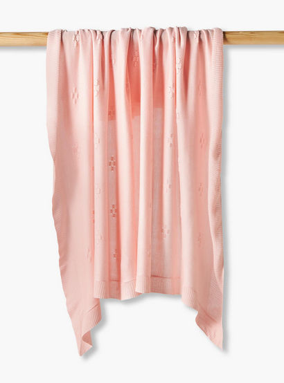 Giggles Receiving Blanket with Texture, 80x110 cm-baby-nursery-blanketsandswaddles-receivingblankets-image-1