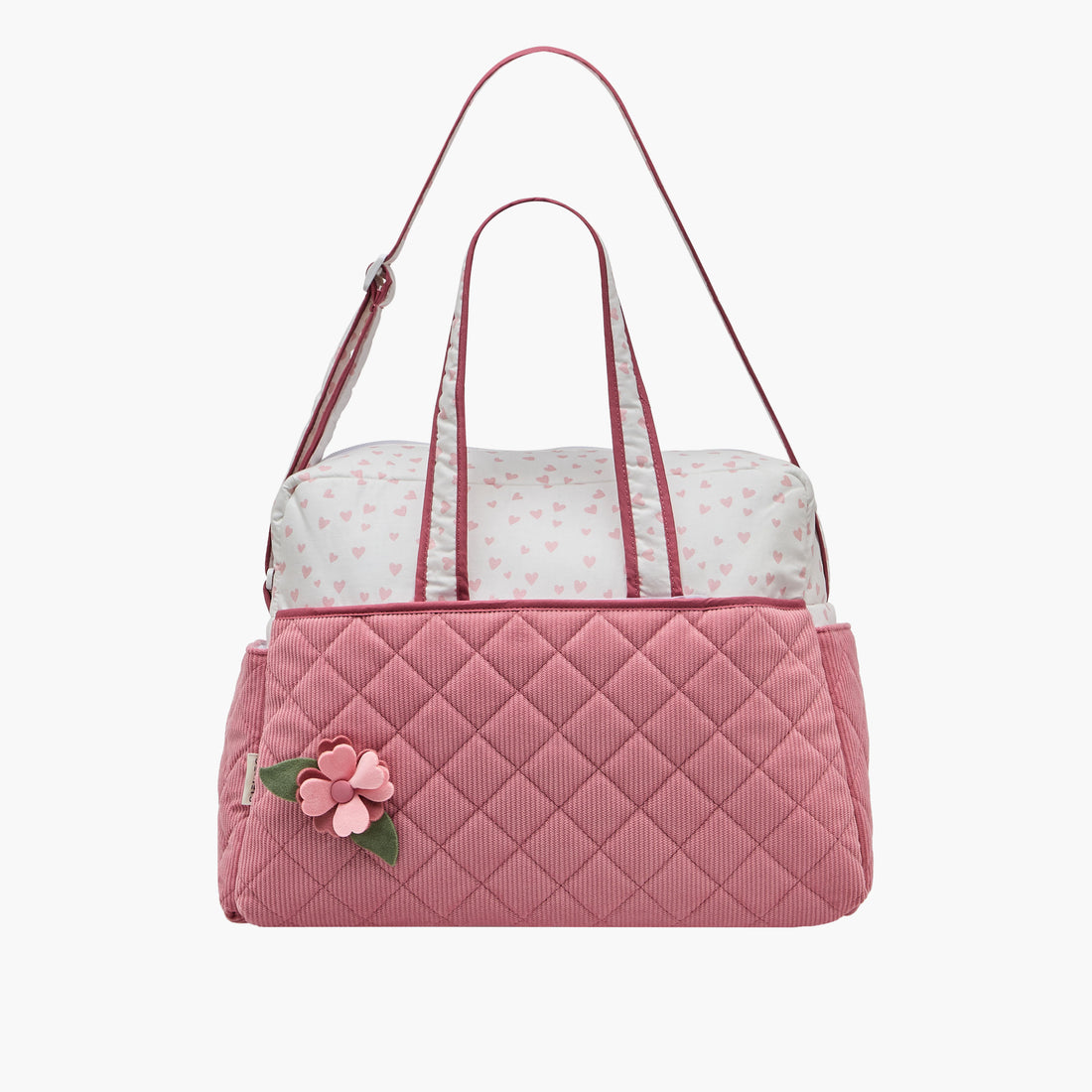 Juniors Diaper Bag with Adjustable Strap, 23x38x20 cm - Pink