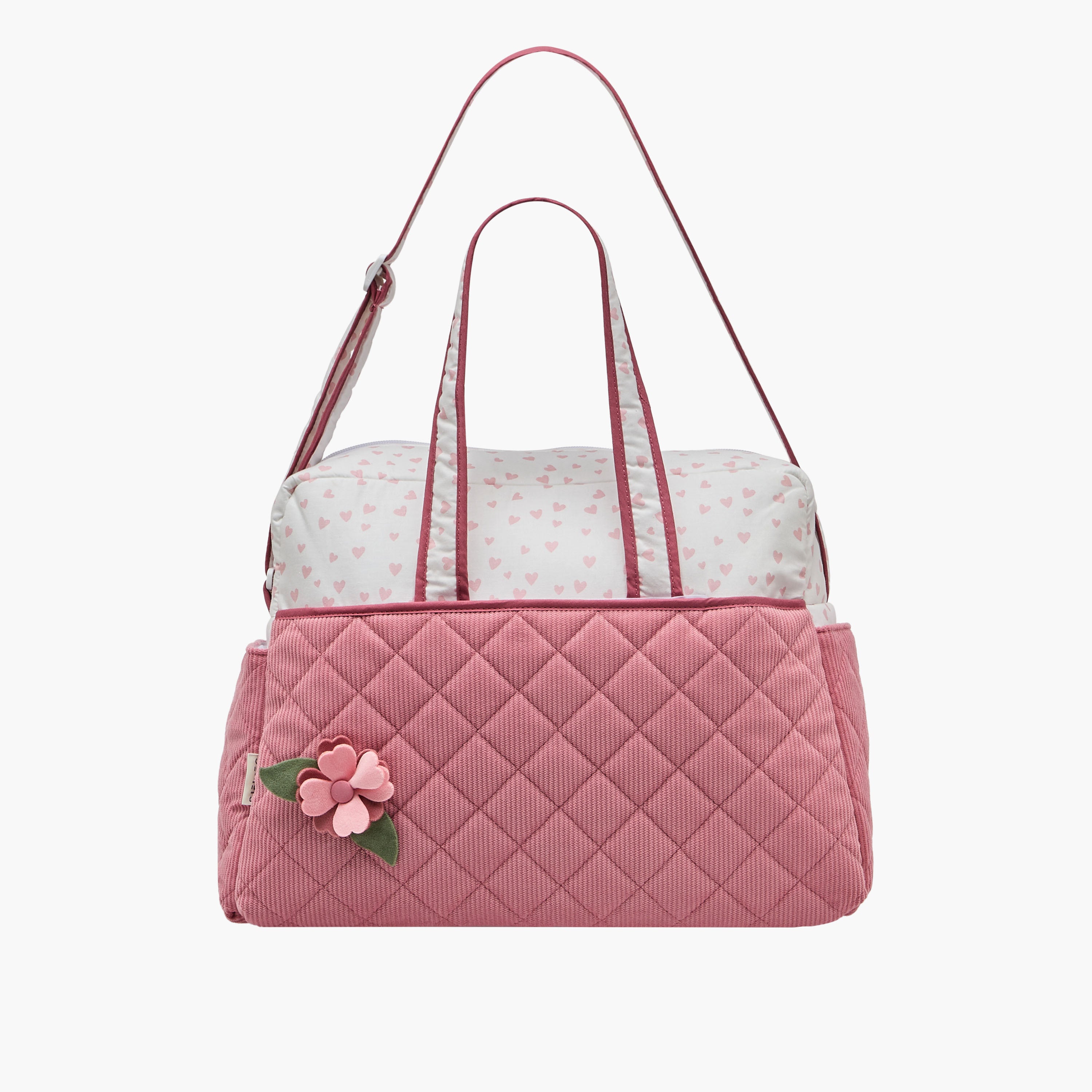 Juniors Diaper Bag with Adjustable Strap, 23x38x20 cm - Pink