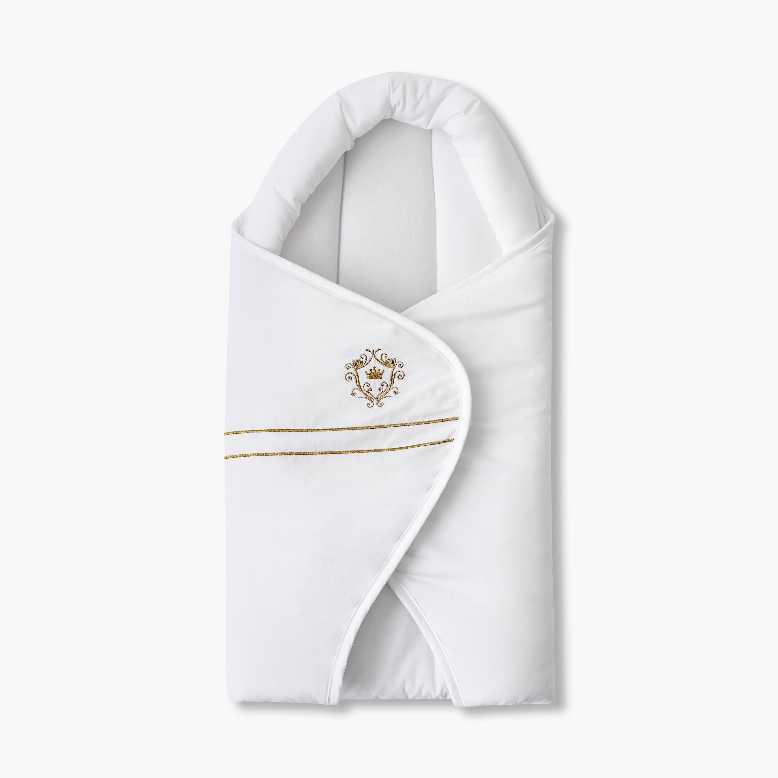Giggles Baby Swaddle Pod with Embroidery, 75x90 cm - HomeBabyNurseryBlankets & SwaddlesSwaddles & Sleeping Bags