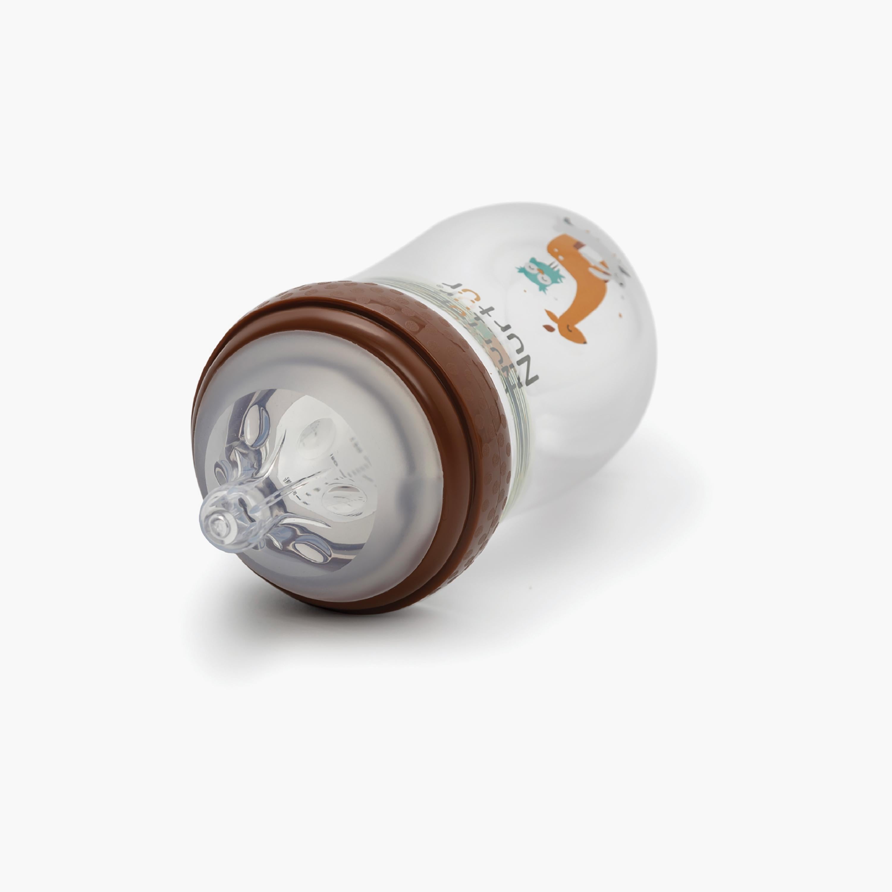 Nurtur Cozi Anti-Colic Feeding Bottle - 240 ml- Animals