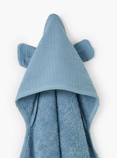 Giggles Baby Bath Towel with Hood-baby-bathandcare-towels-image-4