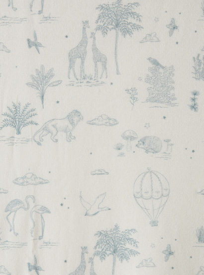 Giggles Velour Safari Print Raschel Blanket-baby-nursery-blanketsandswaddles-blanketsandquilts-image-5