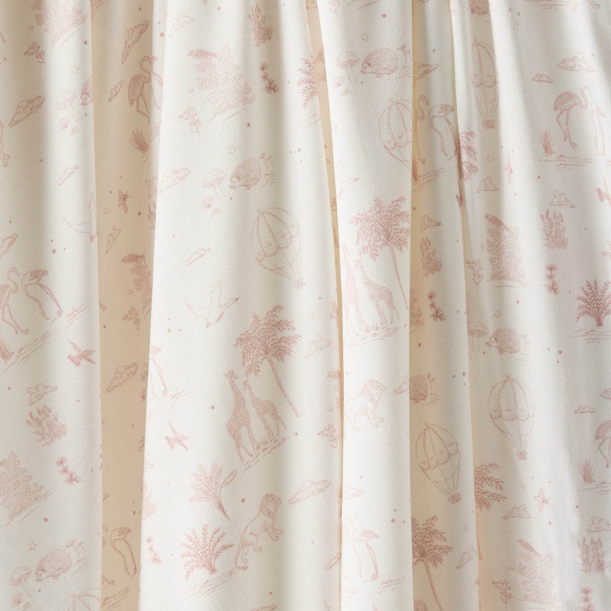 Giggles Velour Safari Print Raschel Blanket