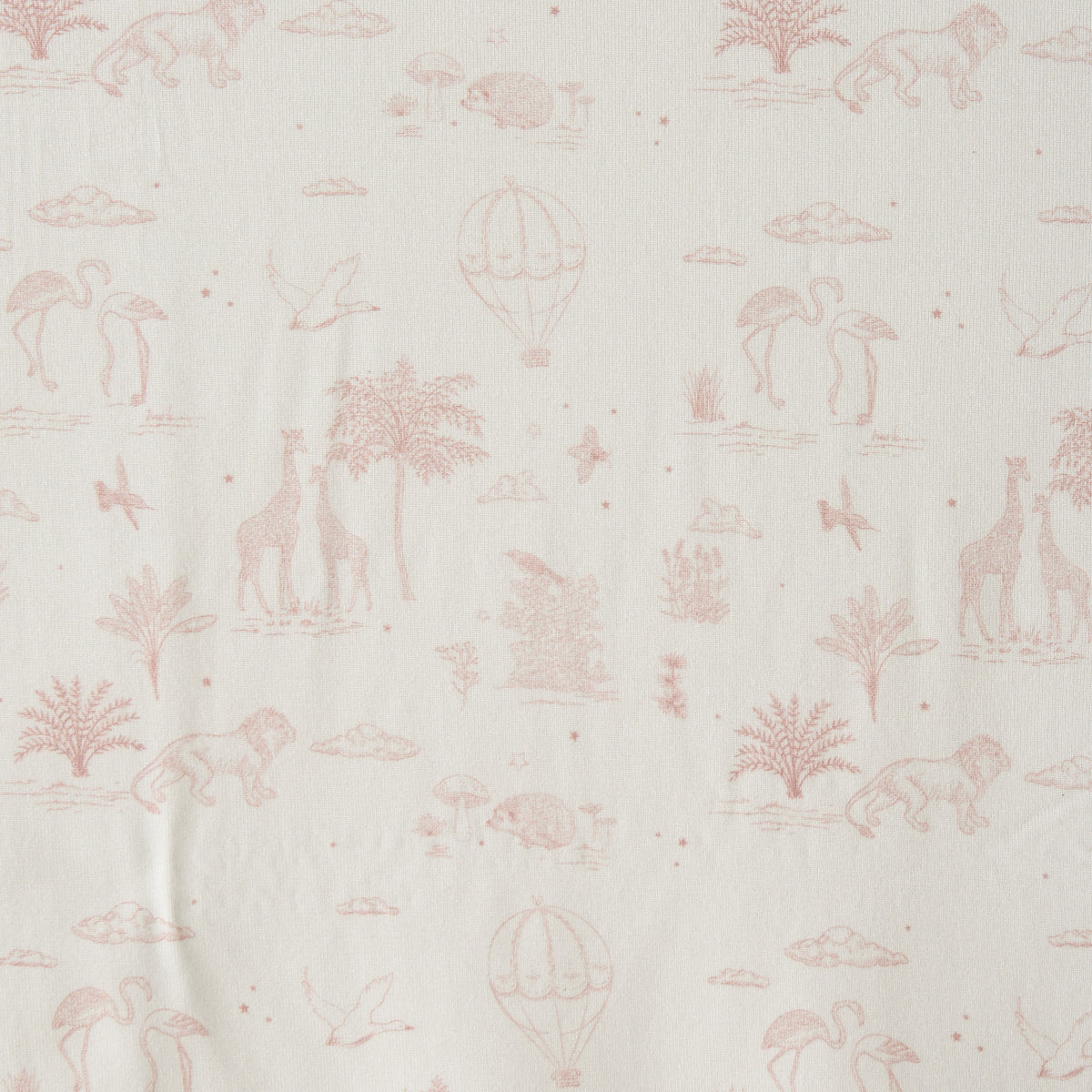 Giggles Velour Safari Print Raschel Blanket