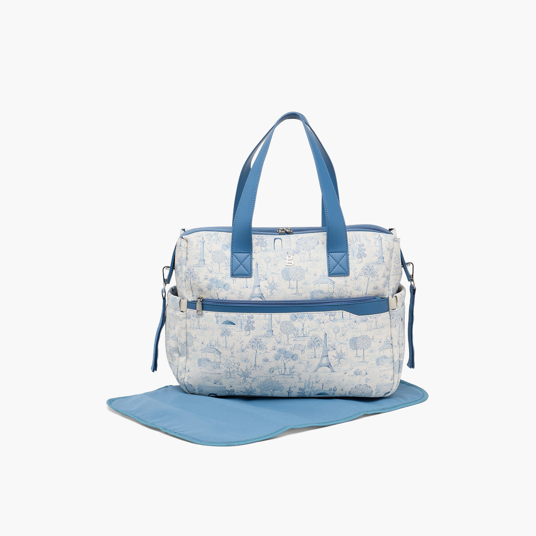 Giggles Diaper Bag with Paris Print