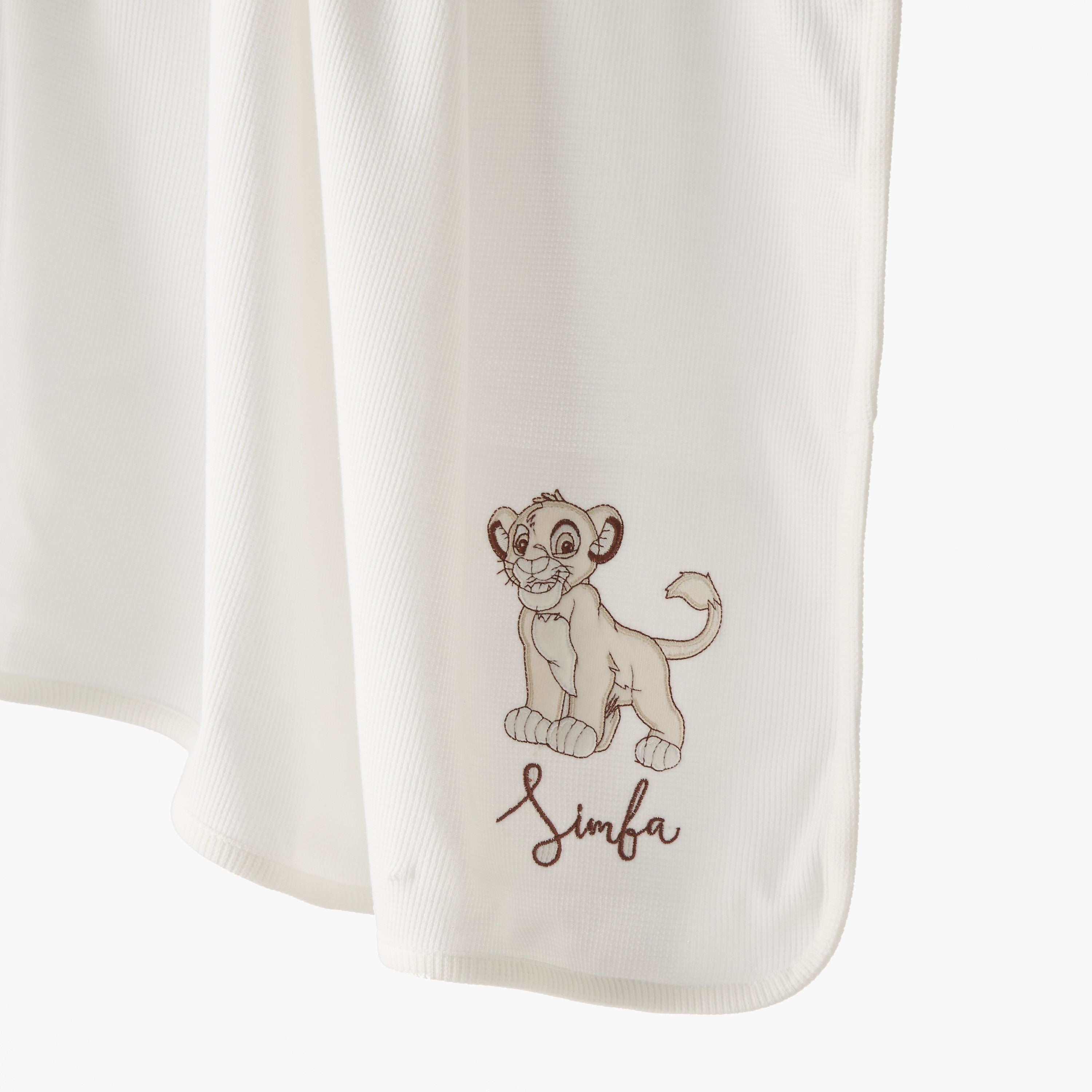 Disney Waffle Texture Lion King Print Blanket - Pack of 2