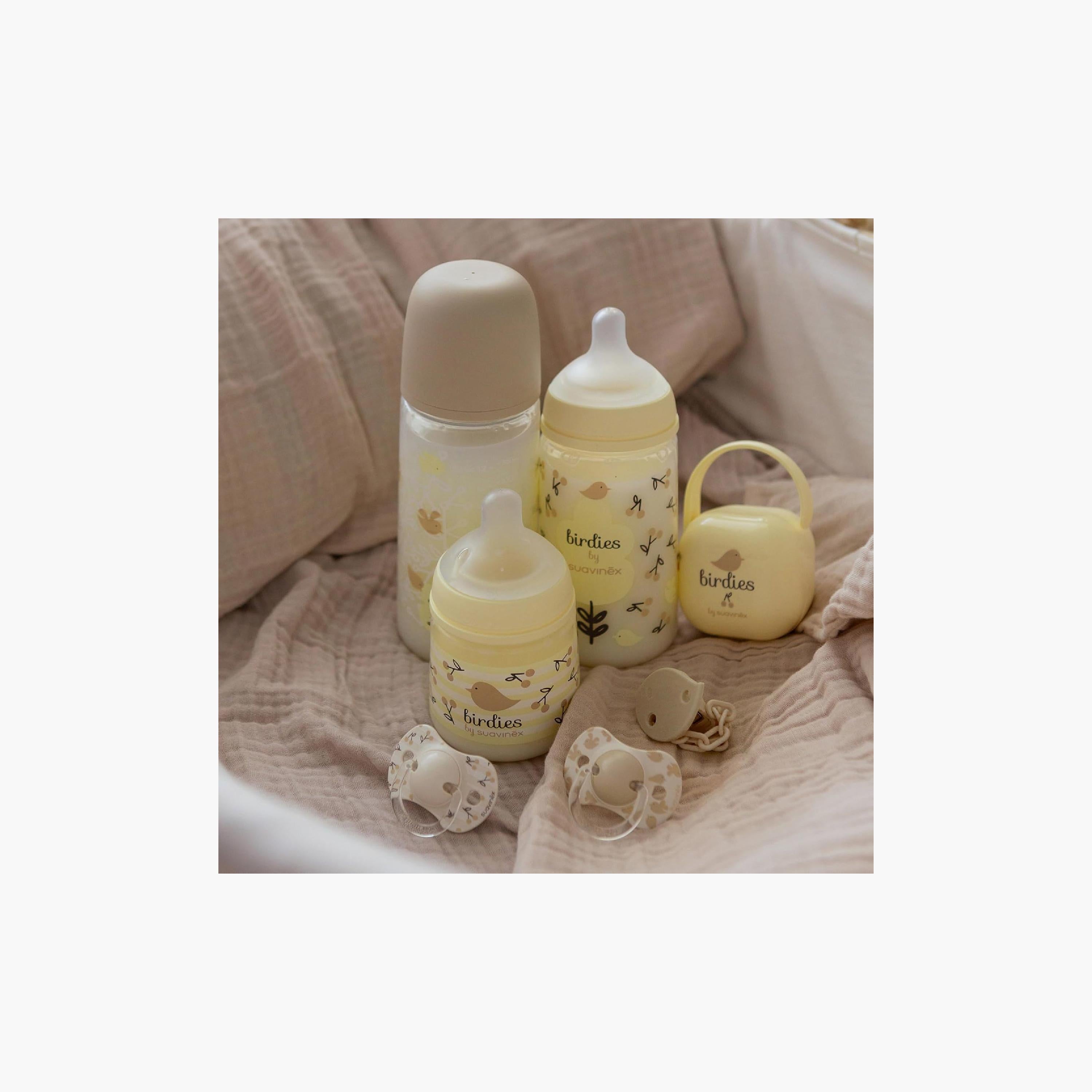 Suavinex Birdie Anti-Colic Silicone Teat Feeding Bottle - 150 ml