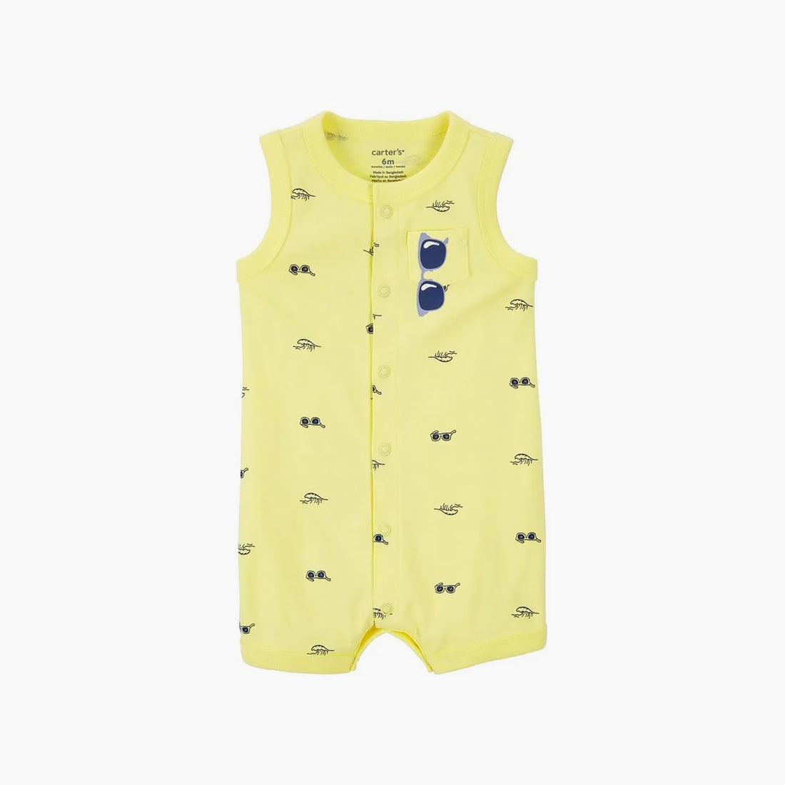 Carters Printed Sleeveless Romper